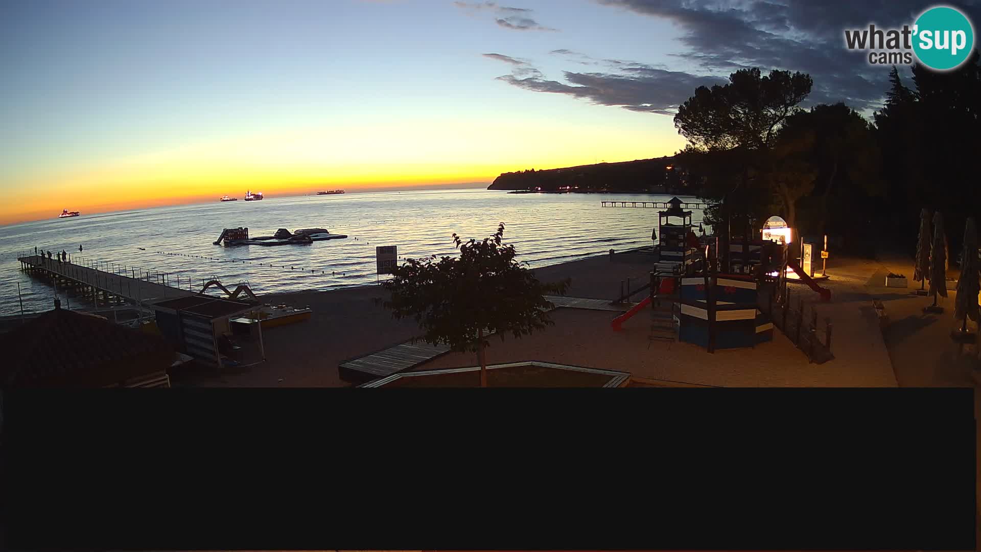 Webcam en direct Ankaran – Adria Ankaran Hotel & Resort – Slovénie