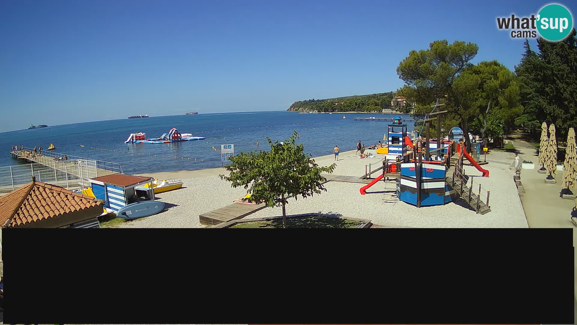 Web kamera uživo Ankaran – Adria Ankaran Hotel & Resort – Slovenija