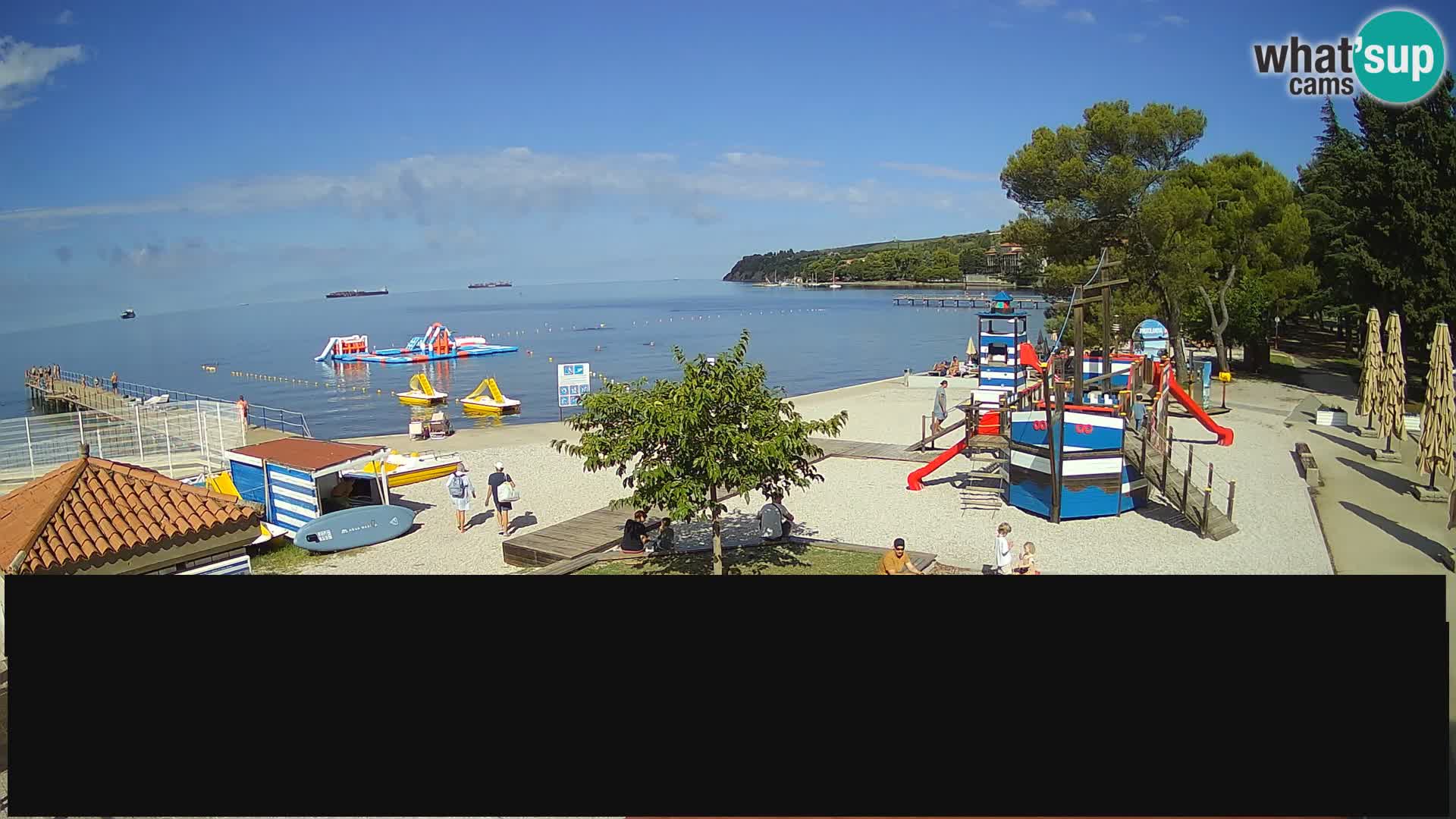 Cámara web en vivo Ankaran – Adria Ankaran Hotel & Resort – Eslovenia