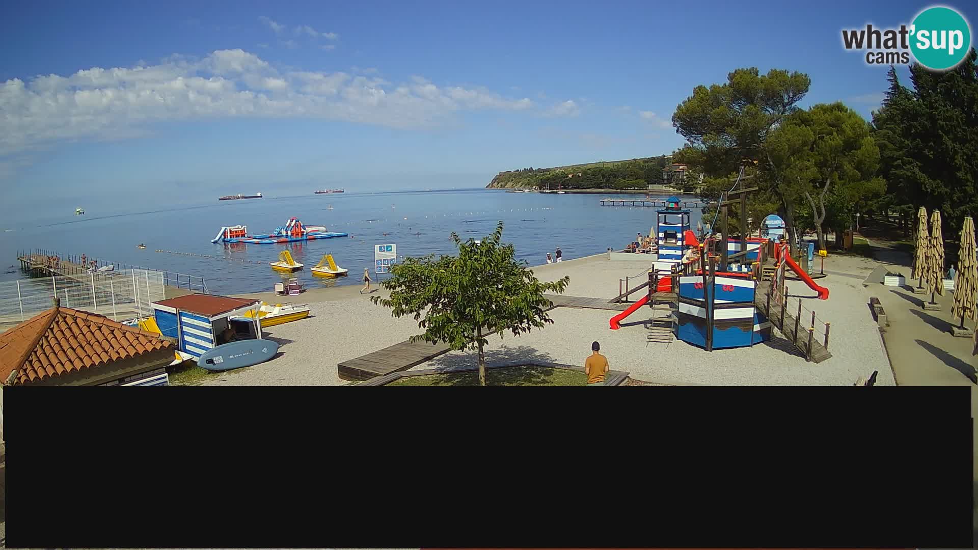 Live webcam Ankaran – Adria Ankaran Hotel & Resort – Slovenia
