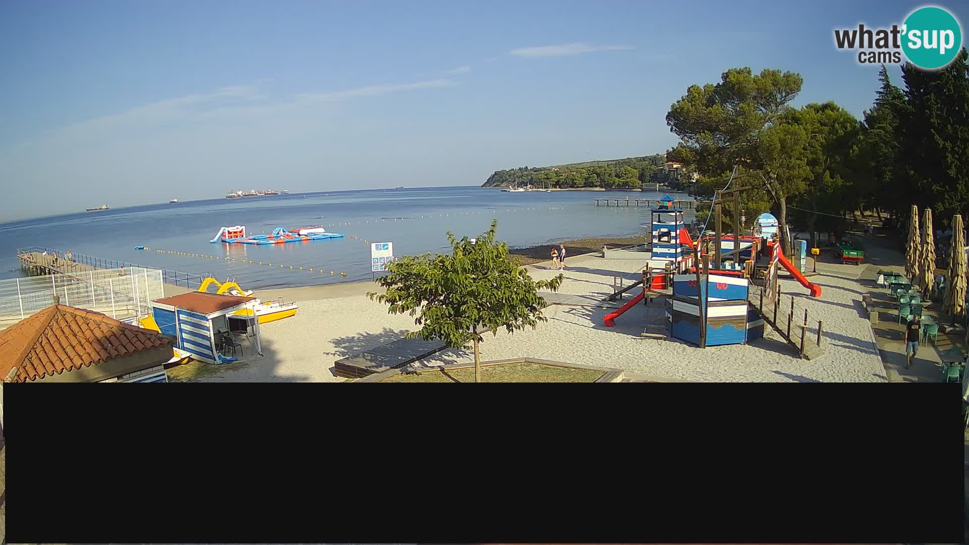 Cámara web en vivo Ankaran – Adria Ankaran Hotel & Resort – Eslovenia