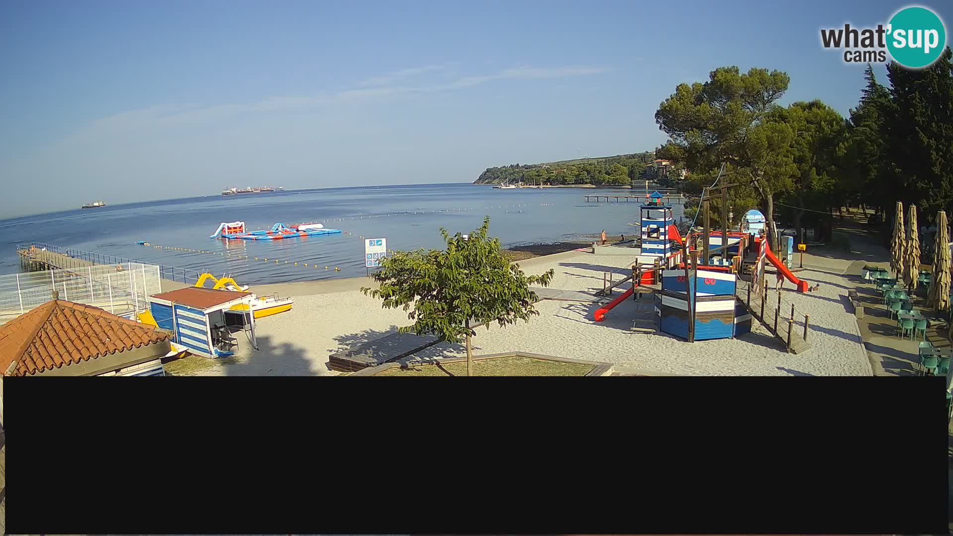 Cámara web en vivo Ankaran – Adria Ankaran Hotel & Resort – Eslovenia