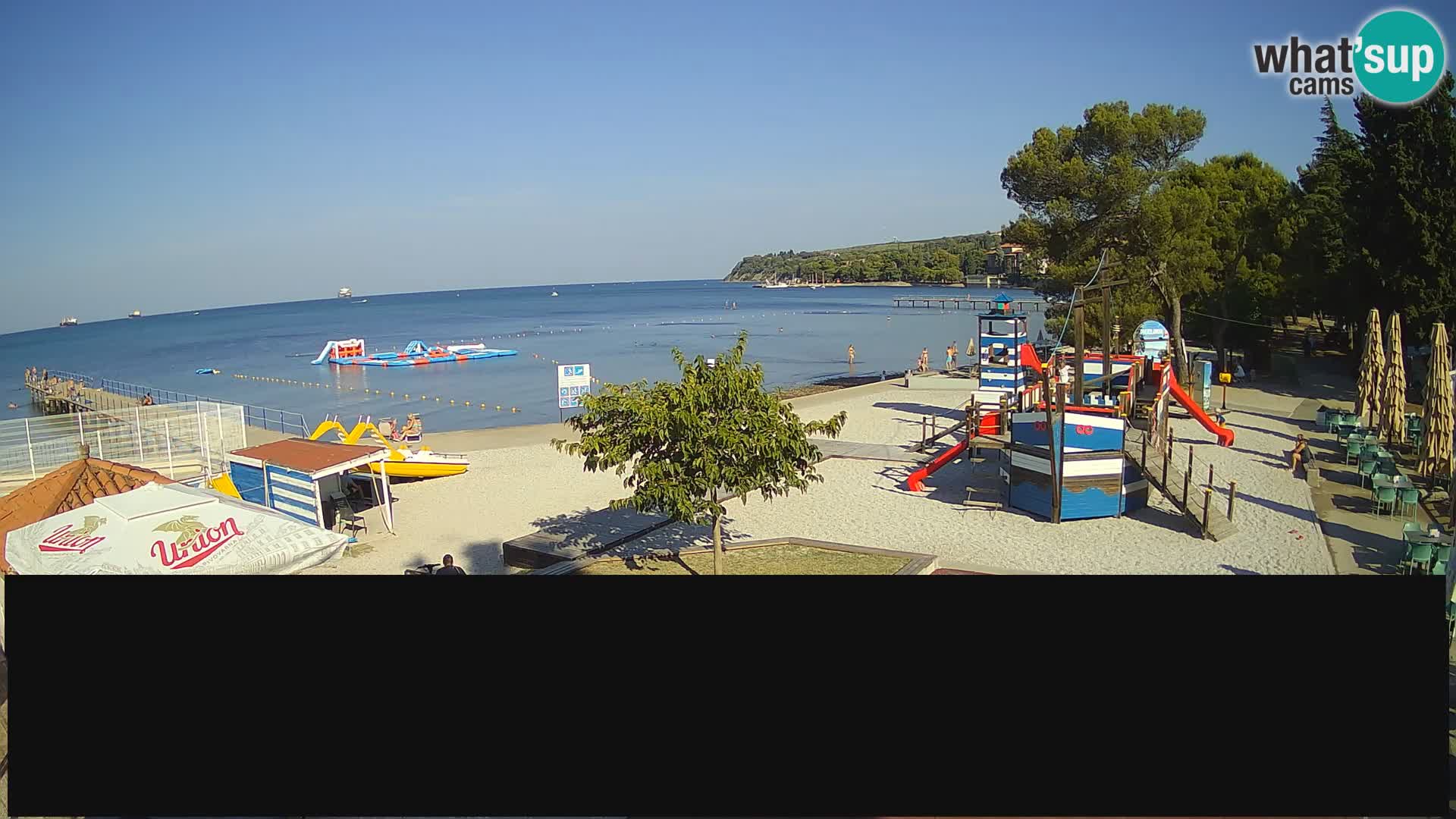 Cámara web en vivo Ankaran – Adria Ankaran Hotel & Resort – Eslovenia