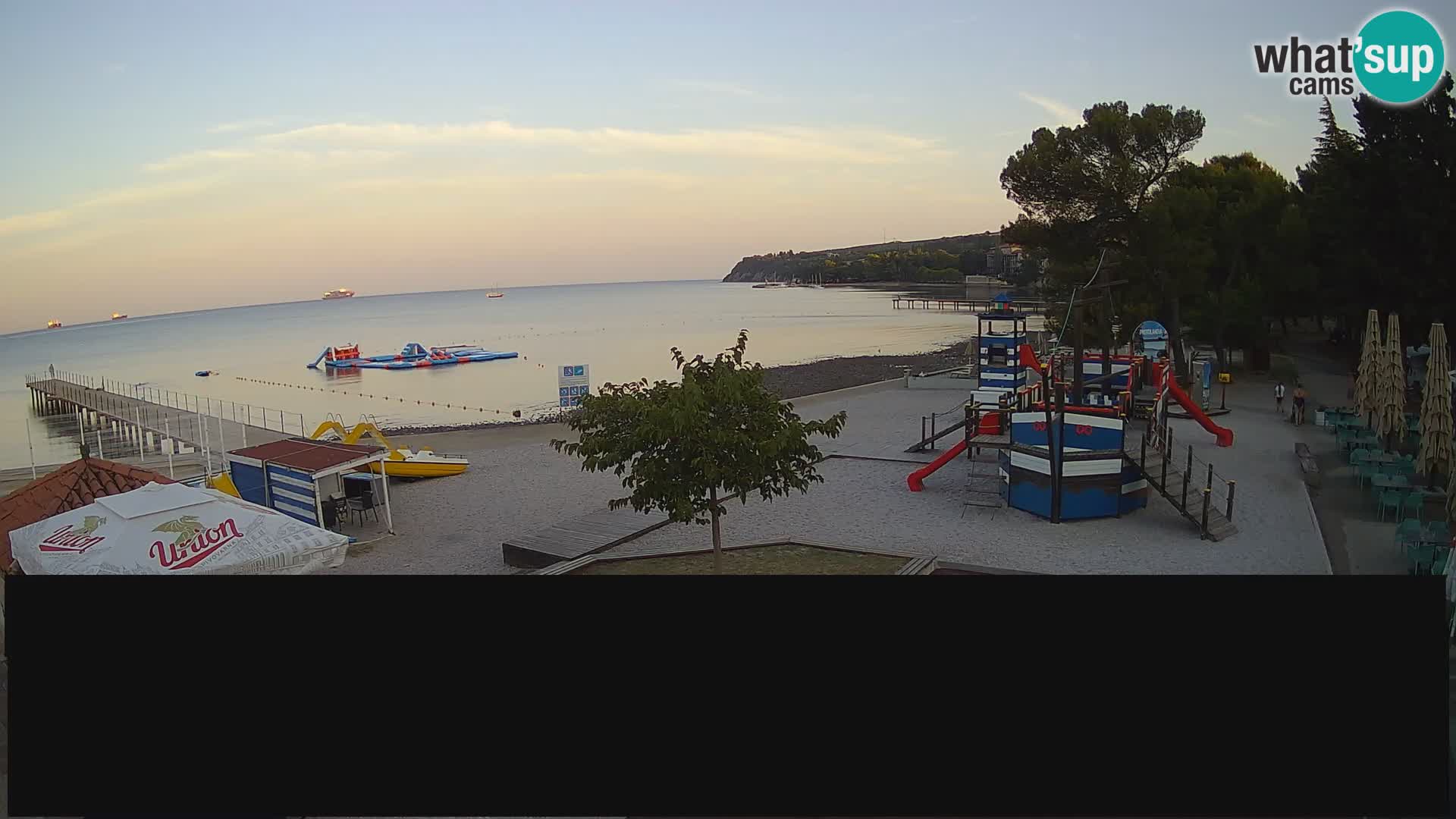 Cámara web en vivo Ankaran – Adria Ankaran Hotel & Resort – Eslovenia