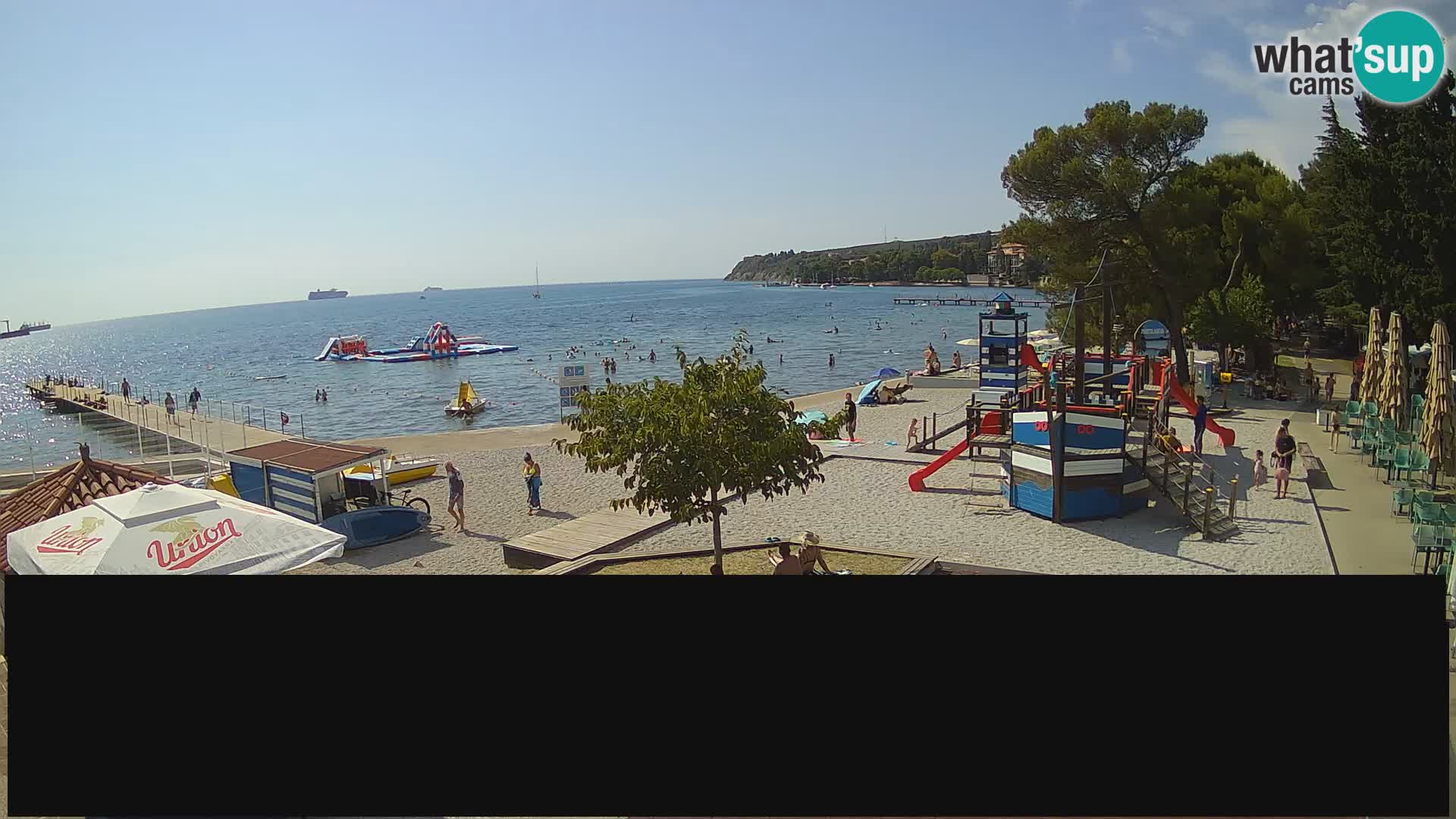 Webcam en direct Ankaran – Adria Ankaran Hotel & Resort – Slovénie