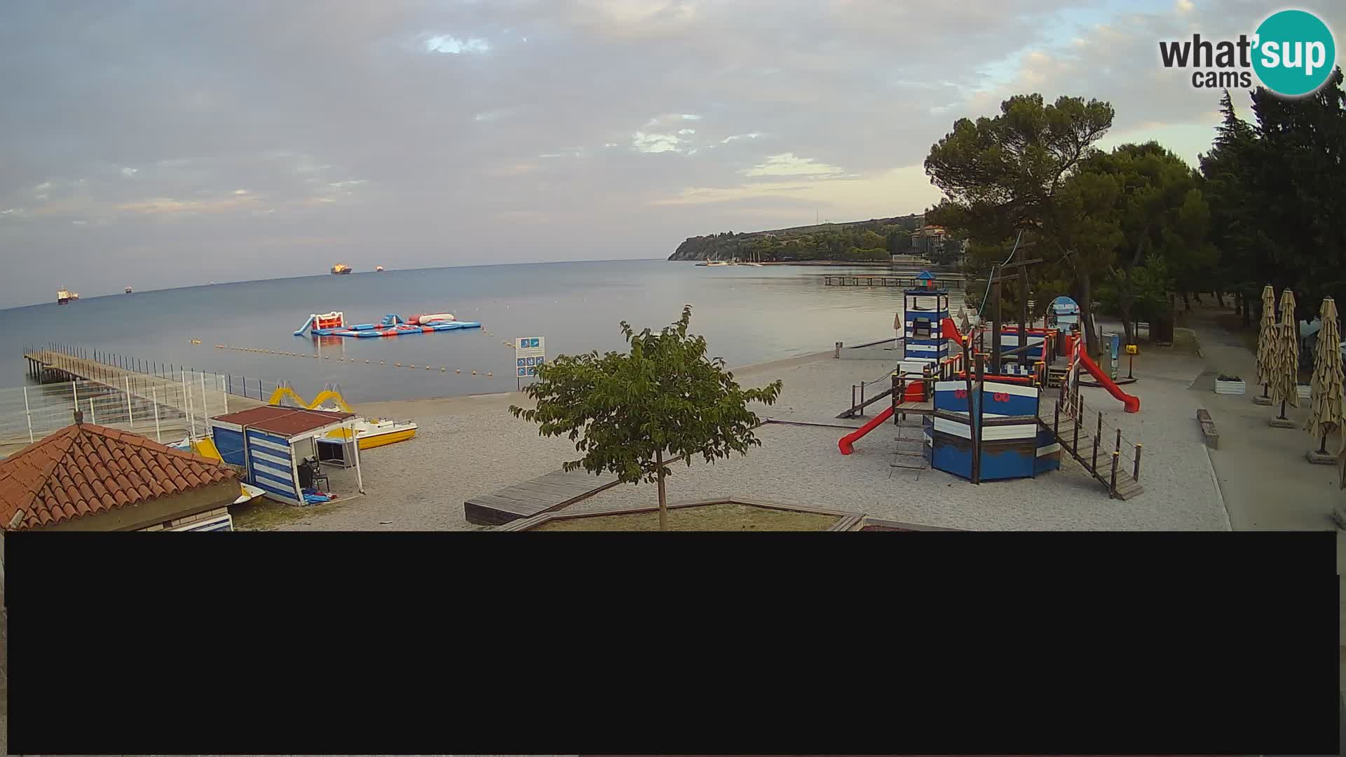 Live webcam Ankaran – Adria Ankaran Hotel & Resort – Slovenia