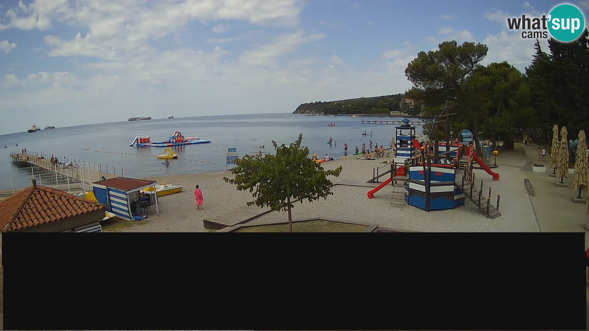 Cámara web en vivo Ankaran – Adria Ankaran Hotel & Resort – Eslovenia