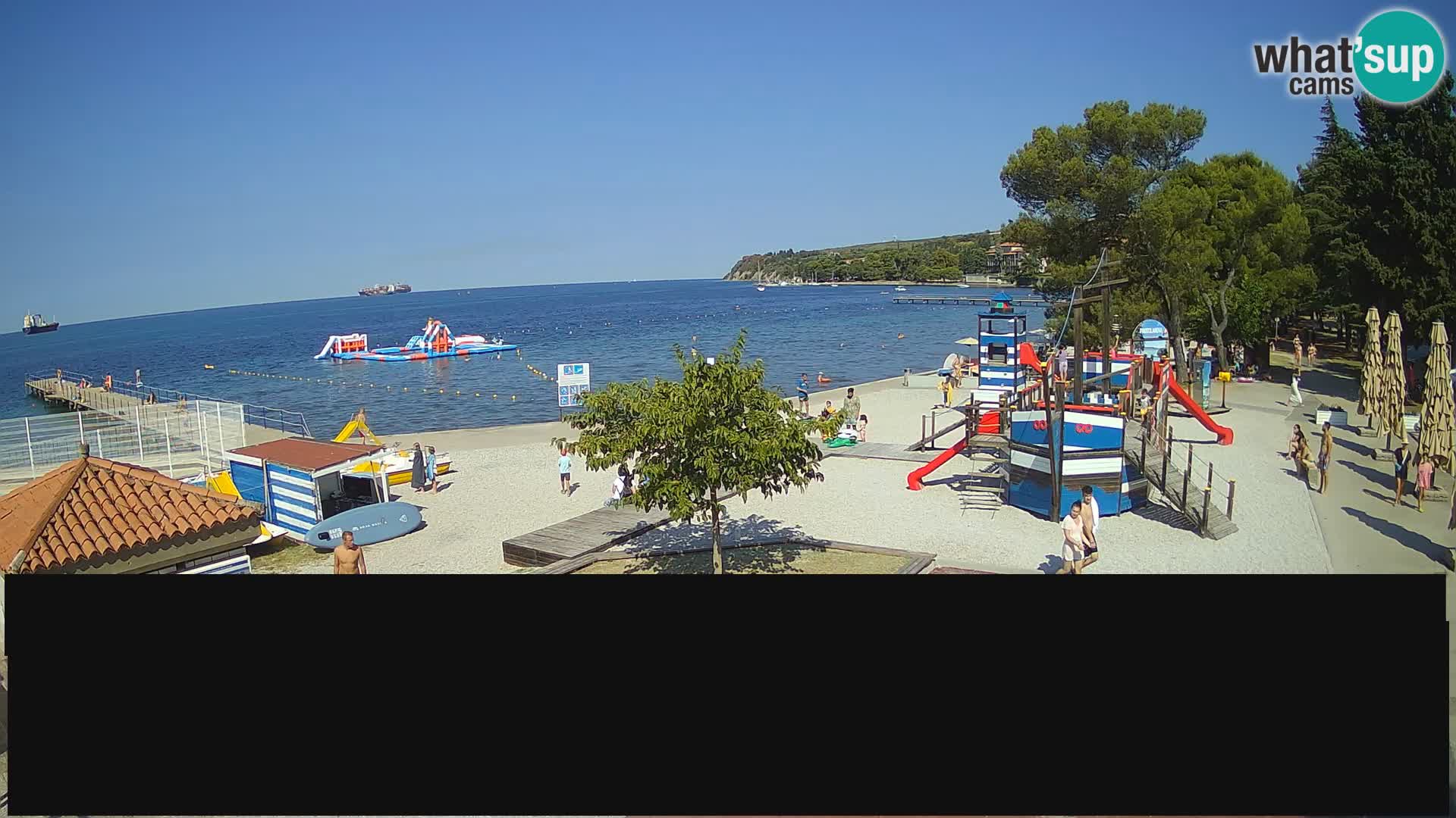 Cámara web en vivo Ankaran – Adria Ankaran Hotel & Resort – Eslovenia