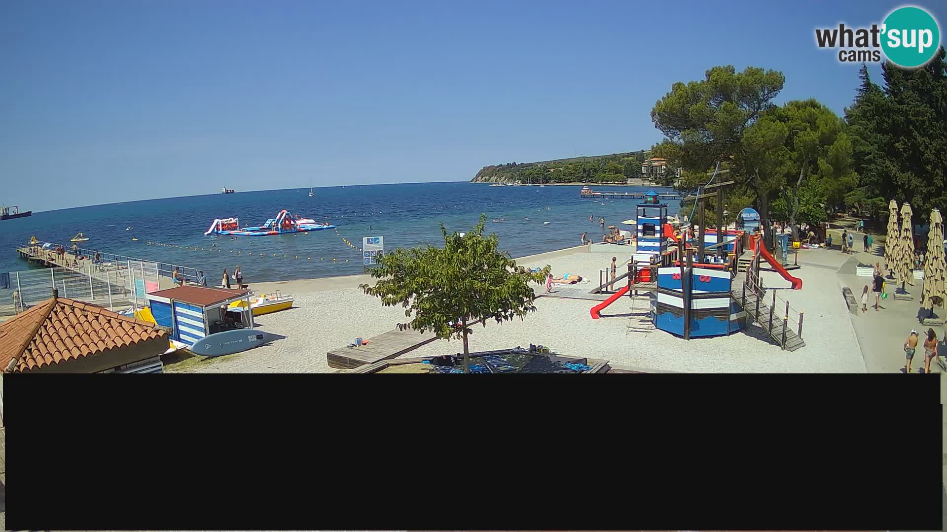 Webcam en direct Ankaran – Adria Ankaran Hotel & Resort – Slovénie