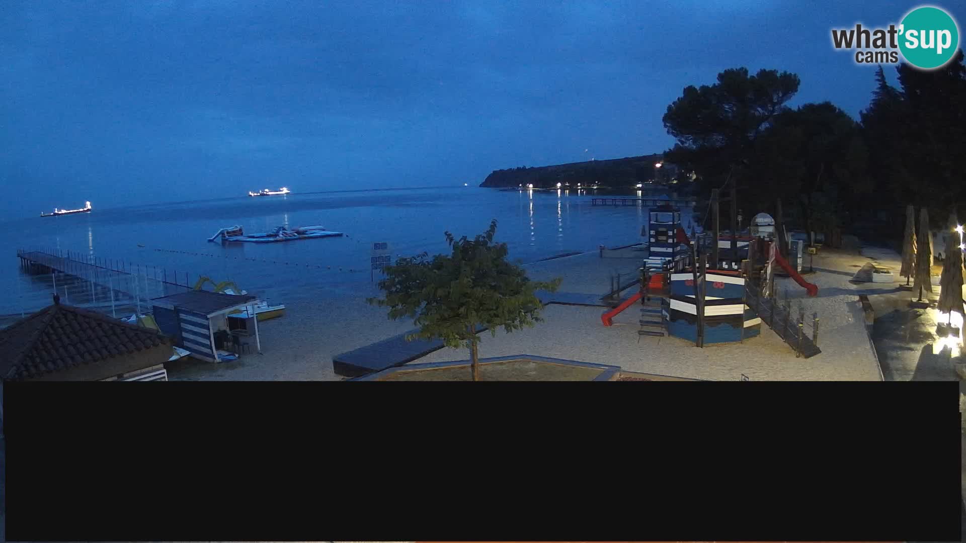 Web kamera uživo Ankaran – Adria Ankaran Hotel & Resort – Slovenija