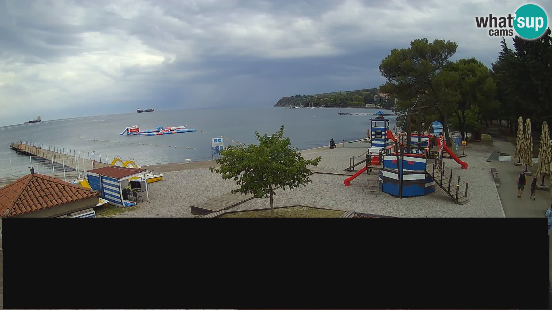 Cámara web en vivo Ankaran – Adria Ankaran Hotel & Resort – Eslovenia