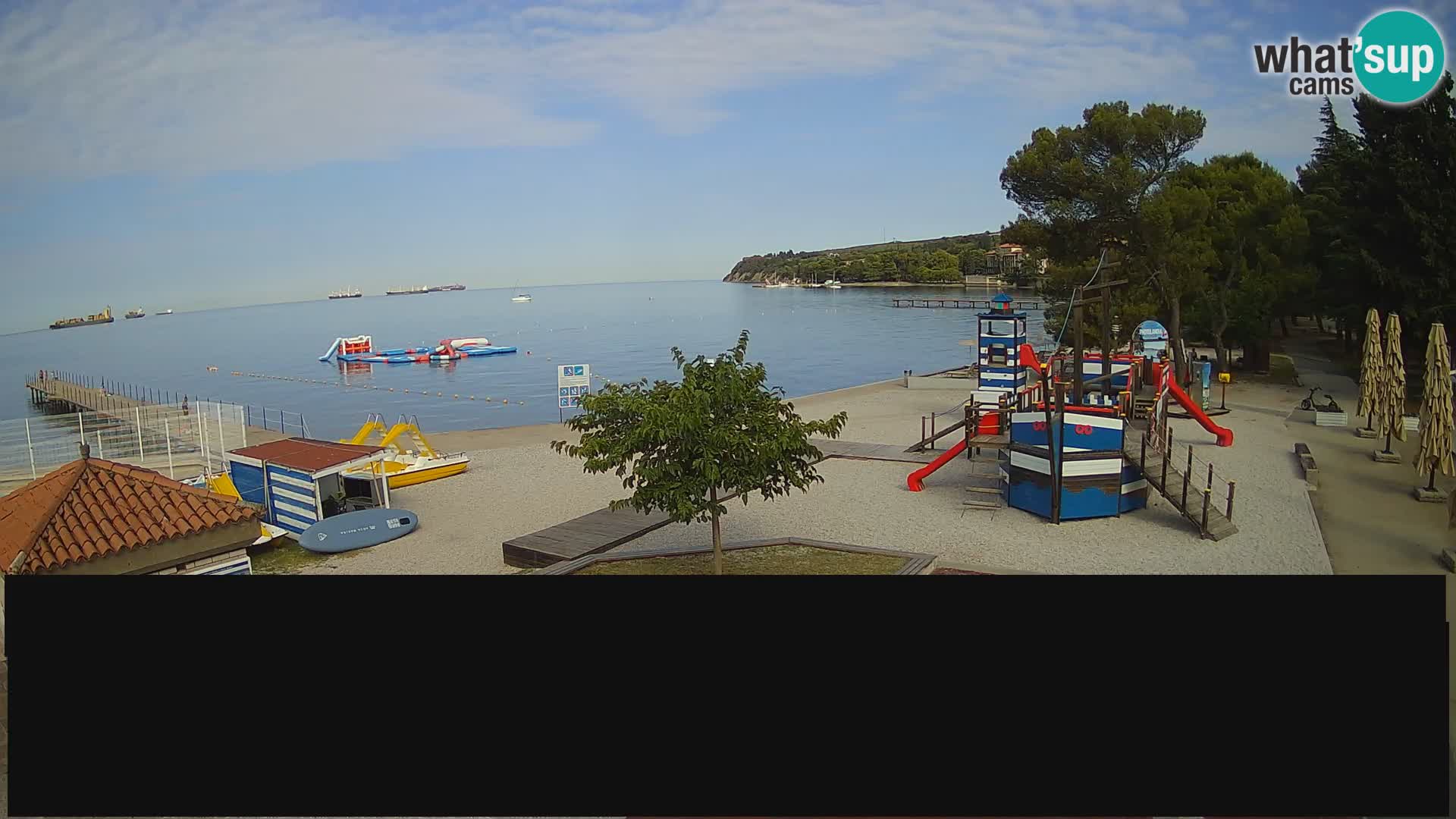Cámara web en vivo Ankaran – Adria Ankaran Hotel & Resort – Eslovenia