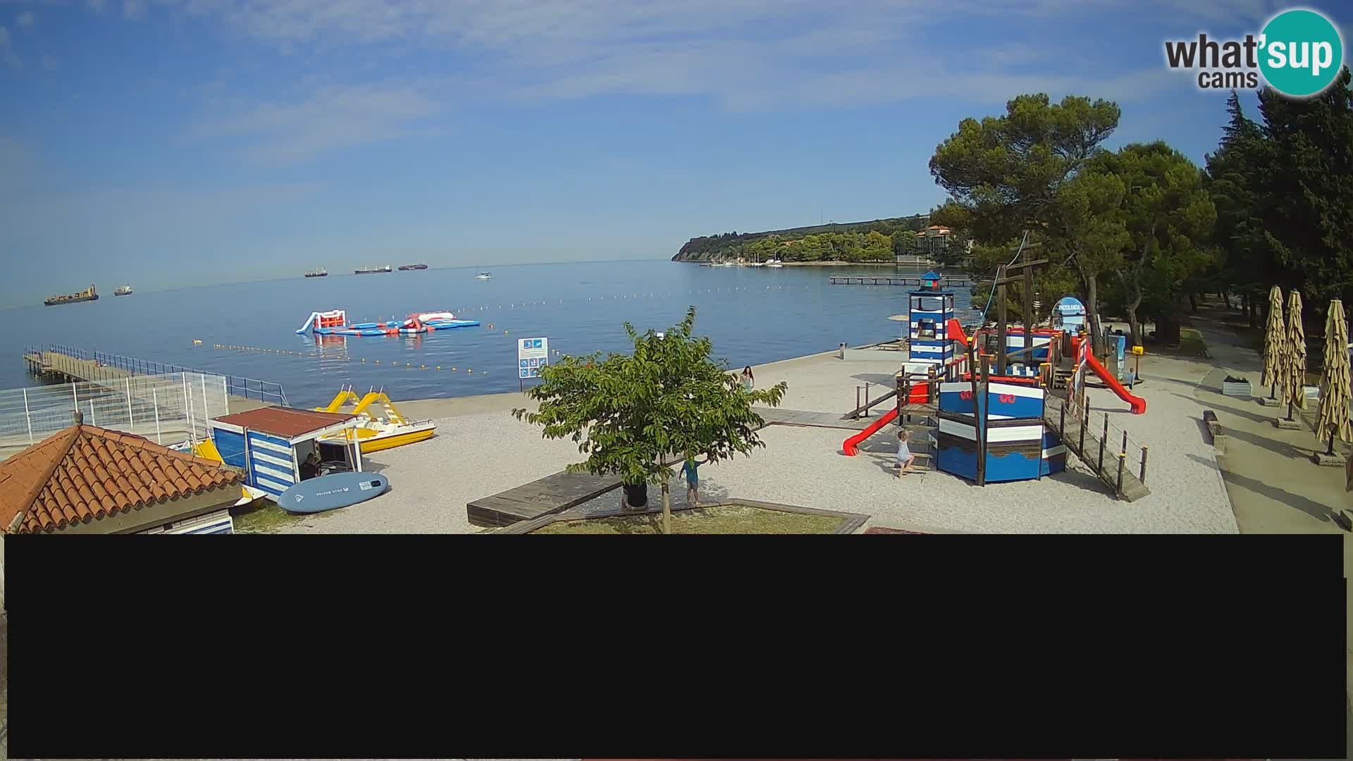Live webcam Ankaran – Adria Ankaran Hotel & Resort – Slovenia
