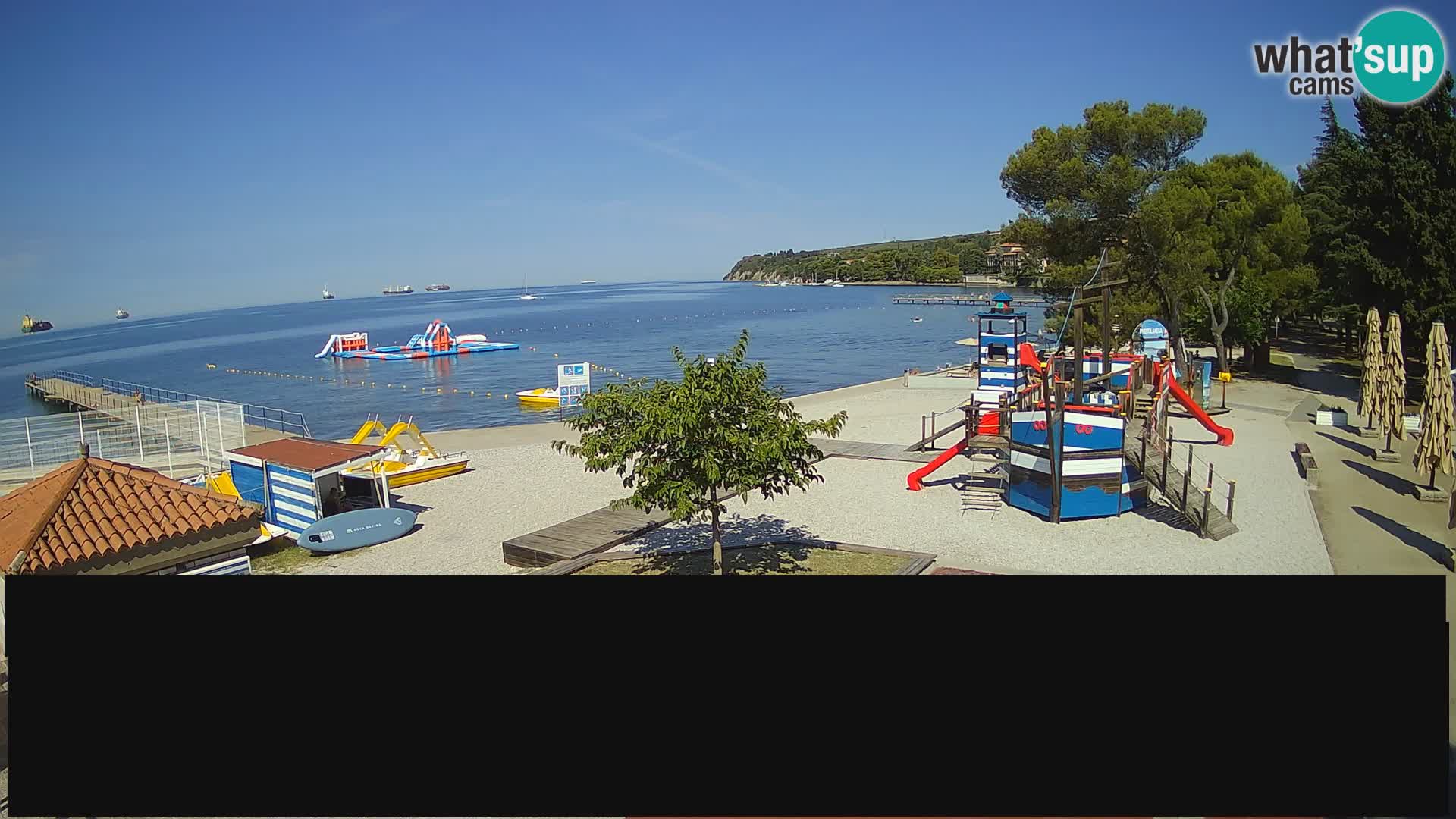 Web kamera uživo Ankaran – Adria Ankaran Hotel & Resort – Slovenija