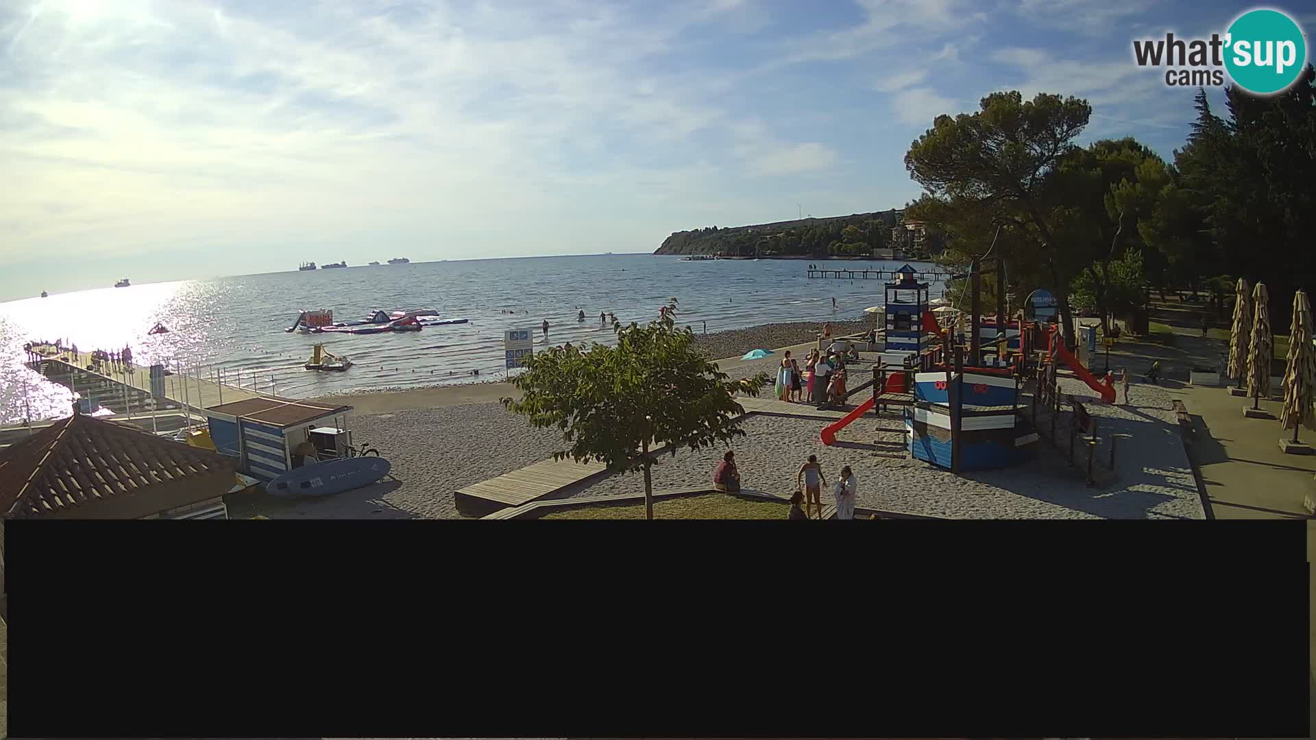 Cámara web en vivo Ankaran – Adria Ankaran Hotel & Resort – Eslovenia