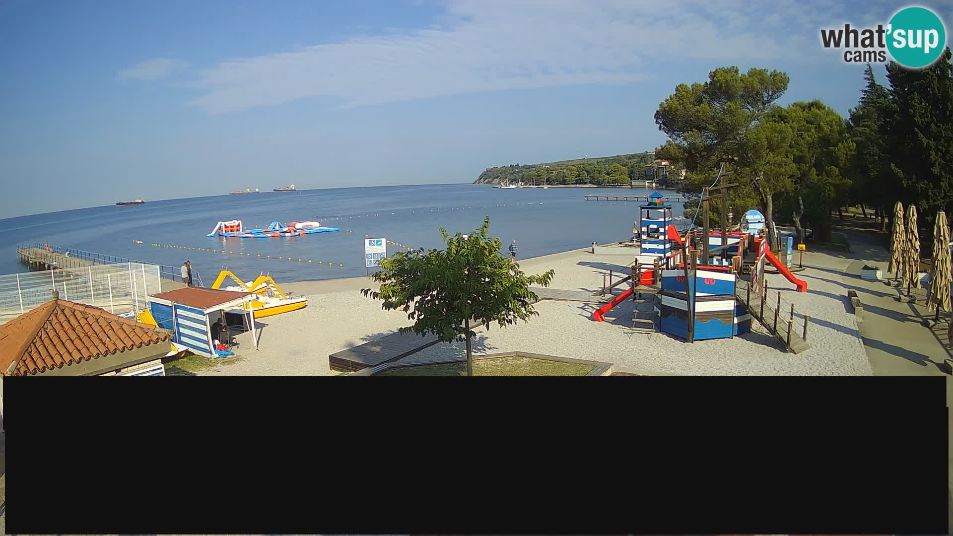 Cámara web en vivo Ankaran – Adria Ankaran Hotel & Resort – Eslovenia