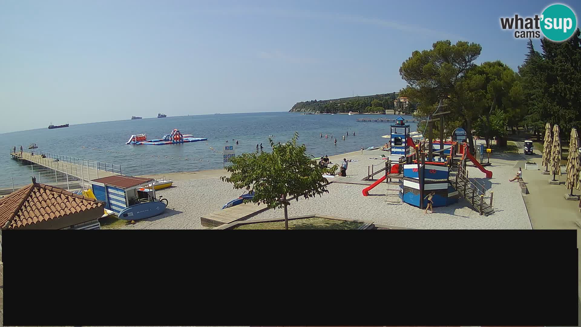 Cámara web en vivo Ankaran – Adria Ankaran Hotel & Resort – Eslovenia
