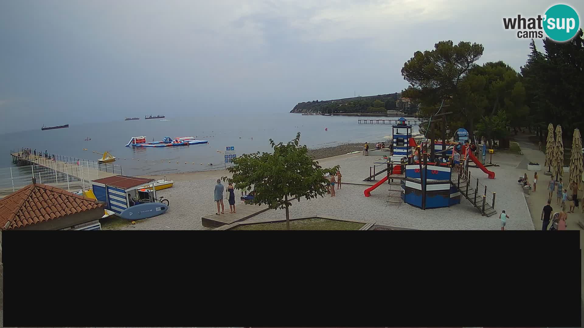 Cámara web en vivo Ankaran – Adria Ankaran Hotel & Resort – Eslovenia