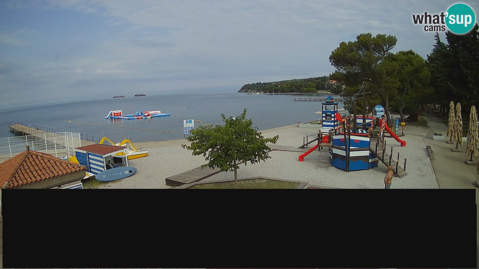 Cámara web en vivo Ankaran – Adria Ankaran Hotel & Resort – Eslovenia