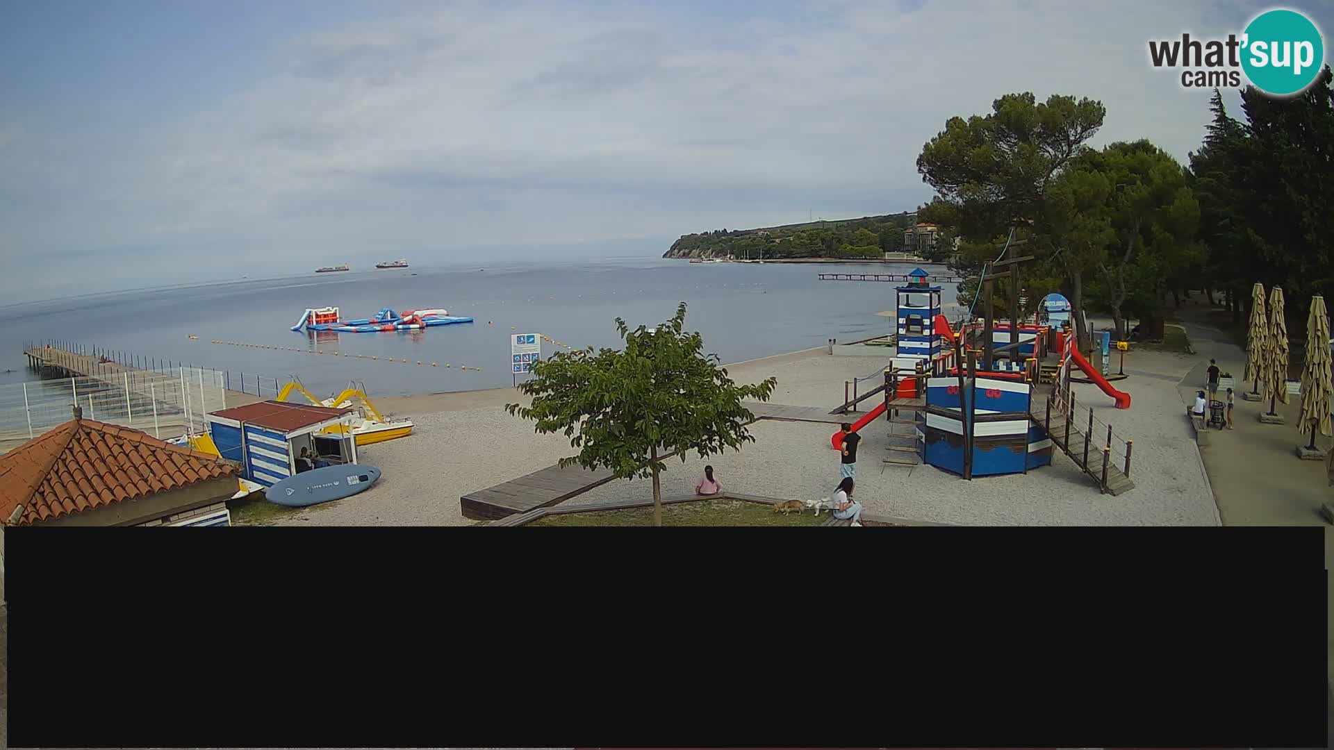 Web kamera uživo Ankaran – Adria Ankaran Hotel & Resort – Slovenija