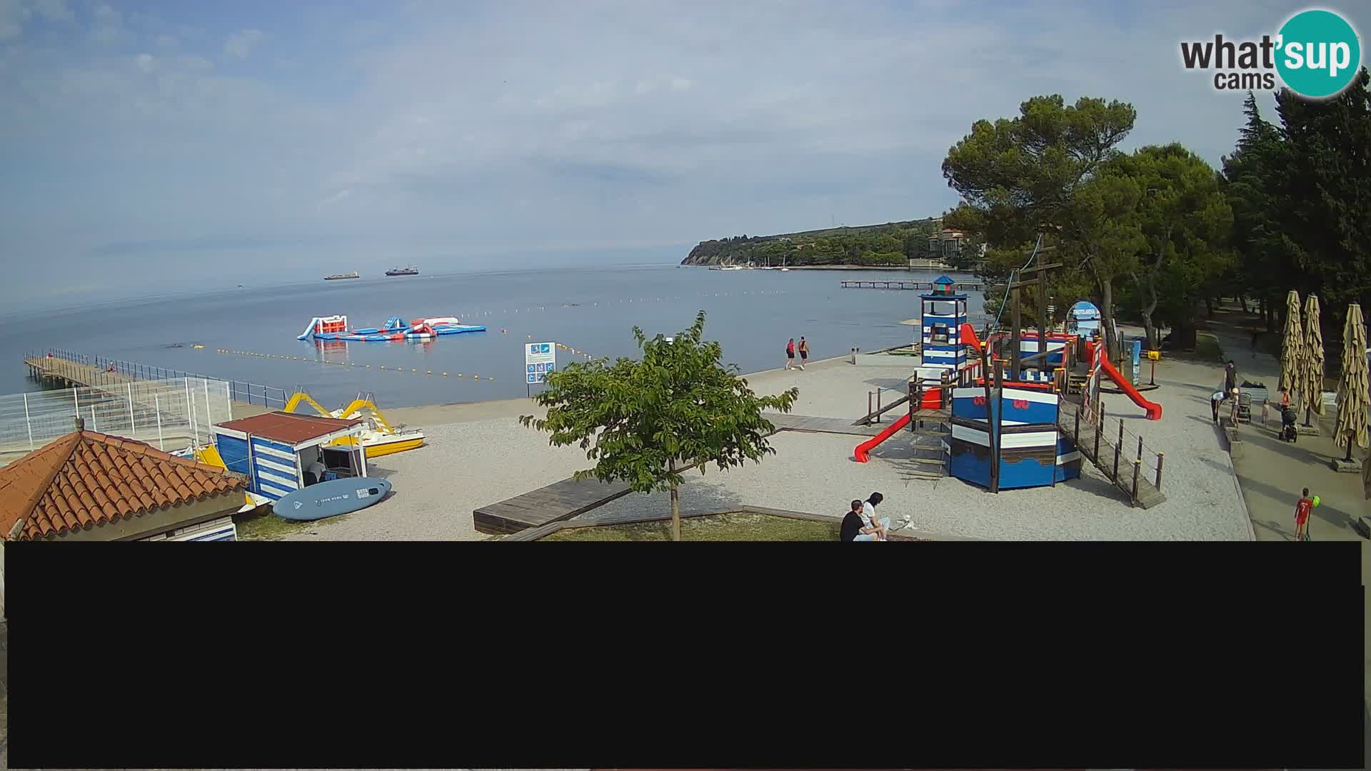 Web kamera uživo Ankaran – Adria Ankaran Hotel & Resort – Slovenija