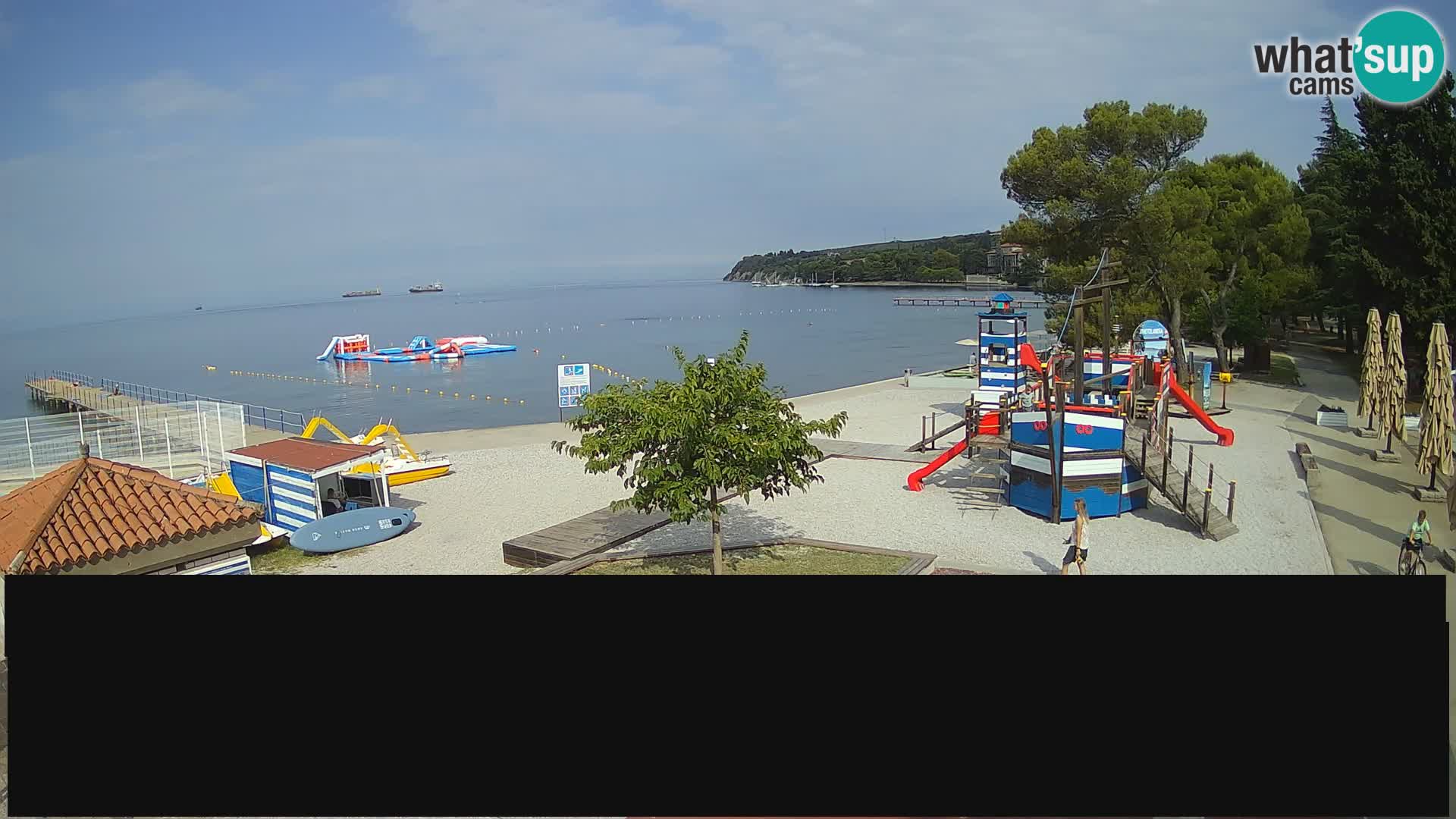 Live webcam Ankaran – Adria Ankaran Hotel & Resort – Slovenia