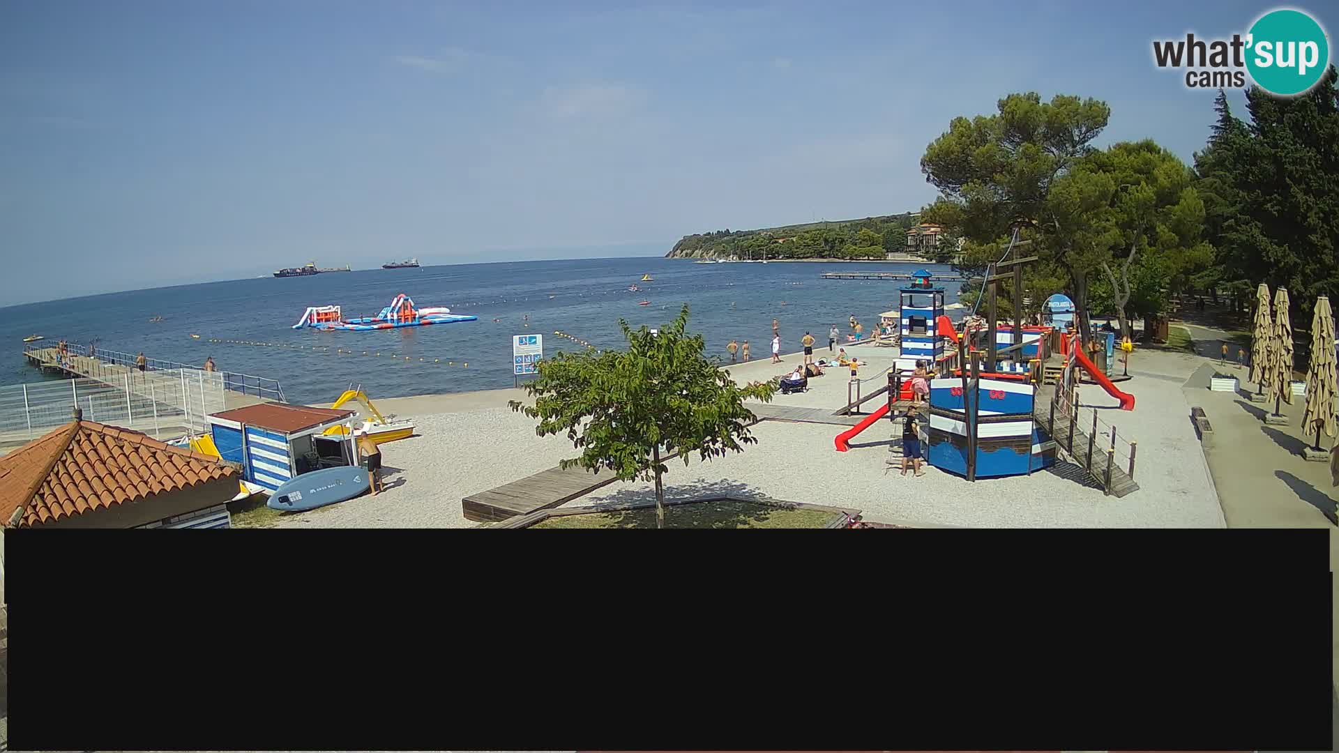 Web kamera uživo Ankaran – Adria Ankaran Hotel & Resort – Slovenija