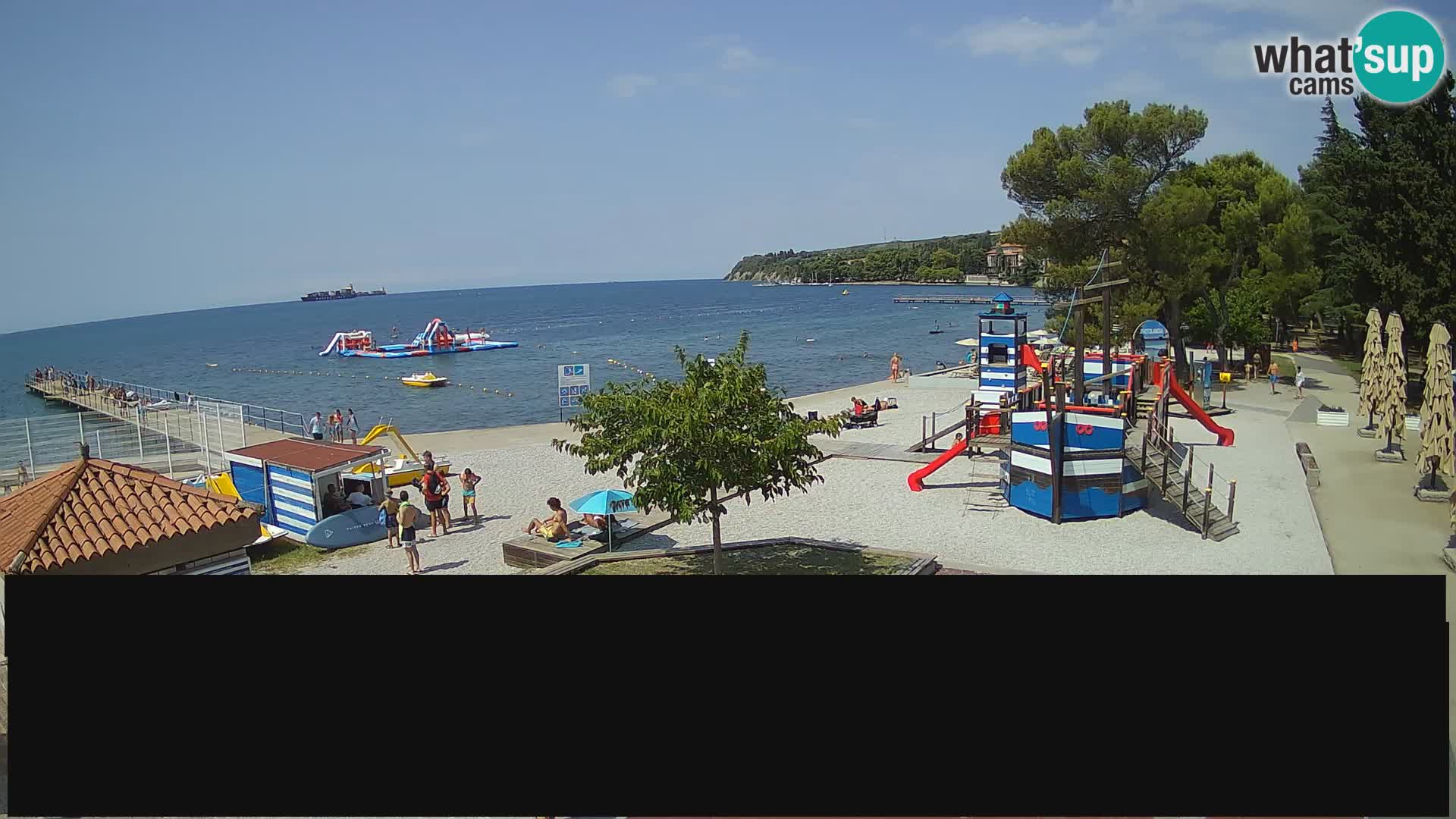 Cámara web en vivo Ankaran – Adria Ankaran Hotel & Resort – Eslovenia