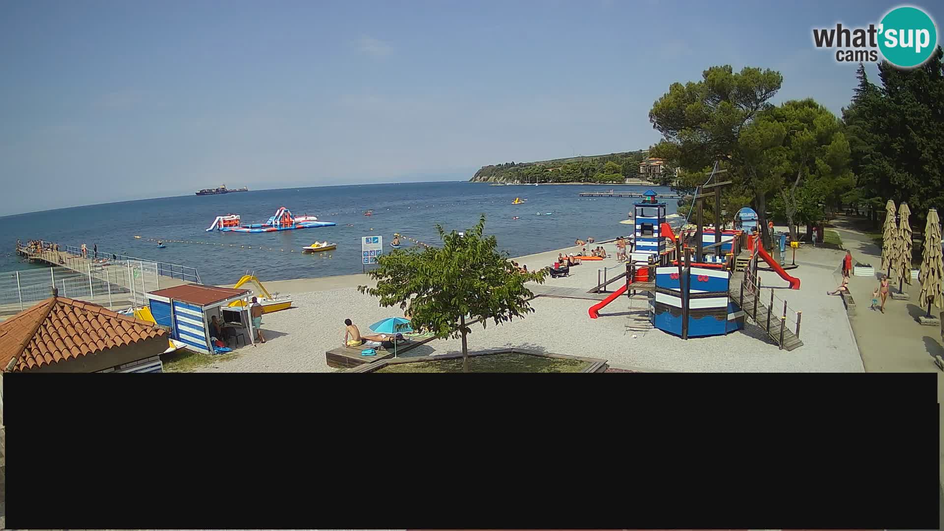 Web kamera uživo Ankaran – Adria Ankaran Hotel & Resort – Slovenija
