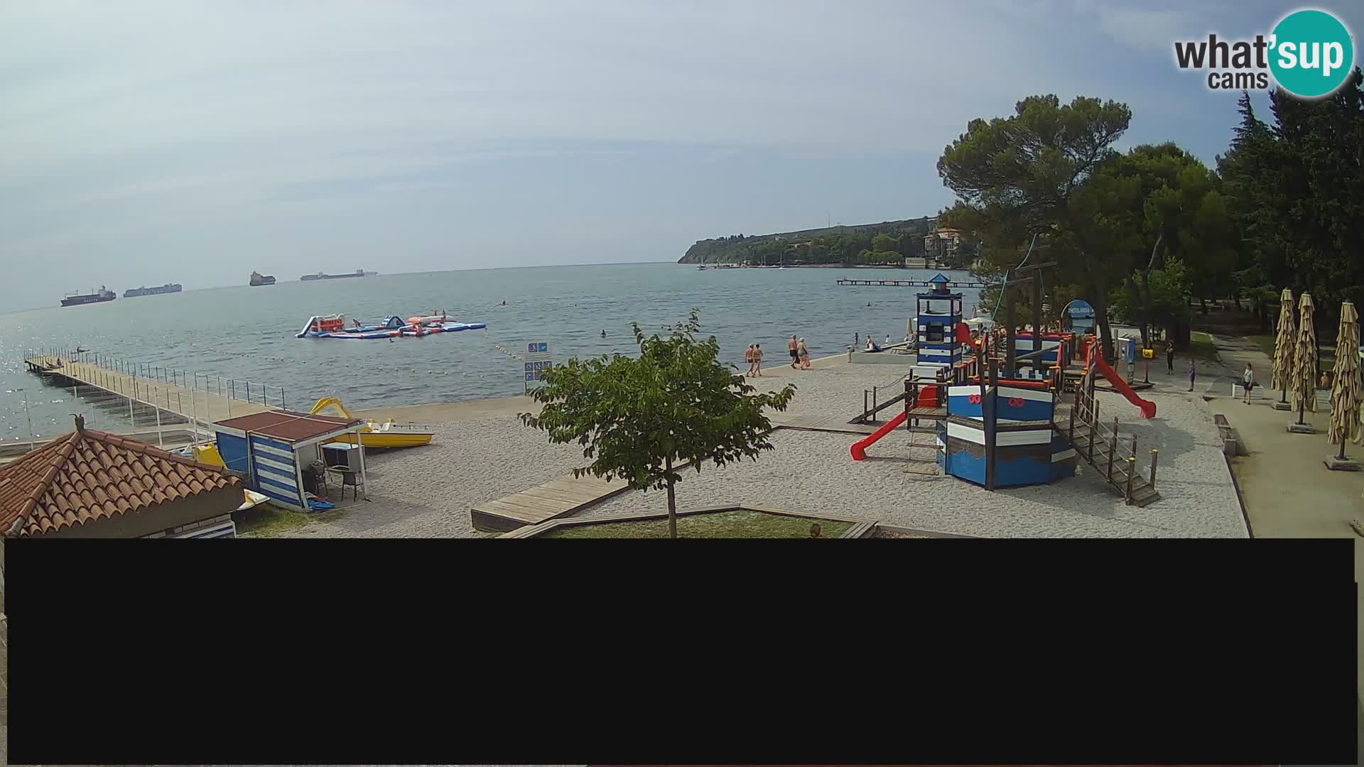 Live webcam Ankaran – Adria Ankaran Hotel & Resort – Slovenia
