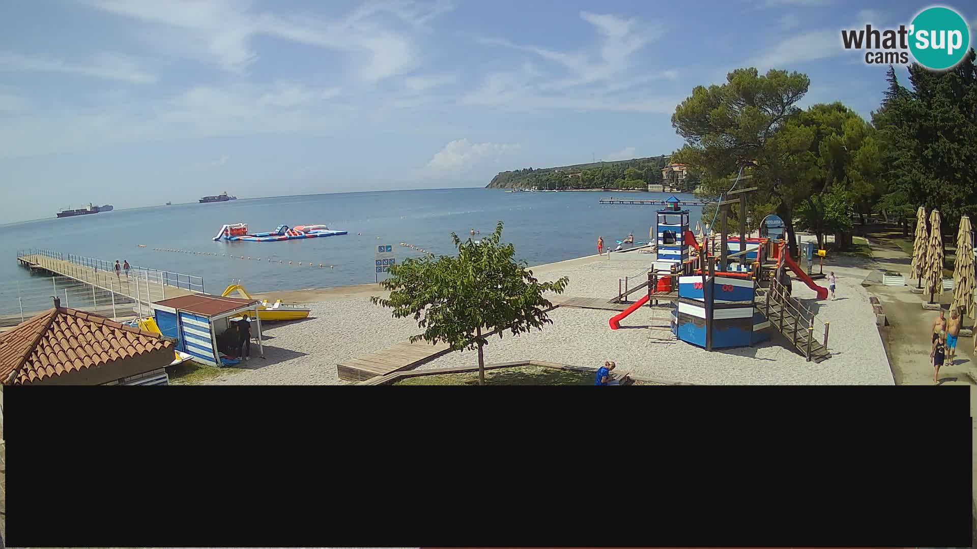 Cámara web en vivo Ankaran – Adria Ankaran Hotel & Resort – Eslovenia