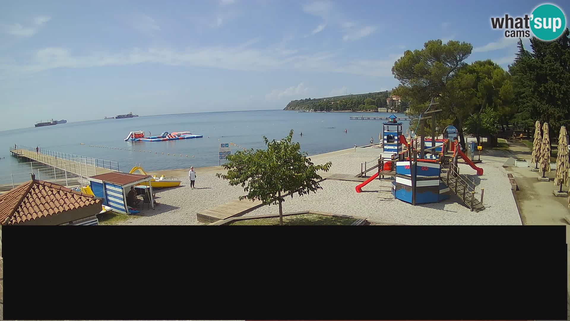 Cámara web en vivo Ankaran – Adria Ankaran Hotel & Resort – Eslovenia