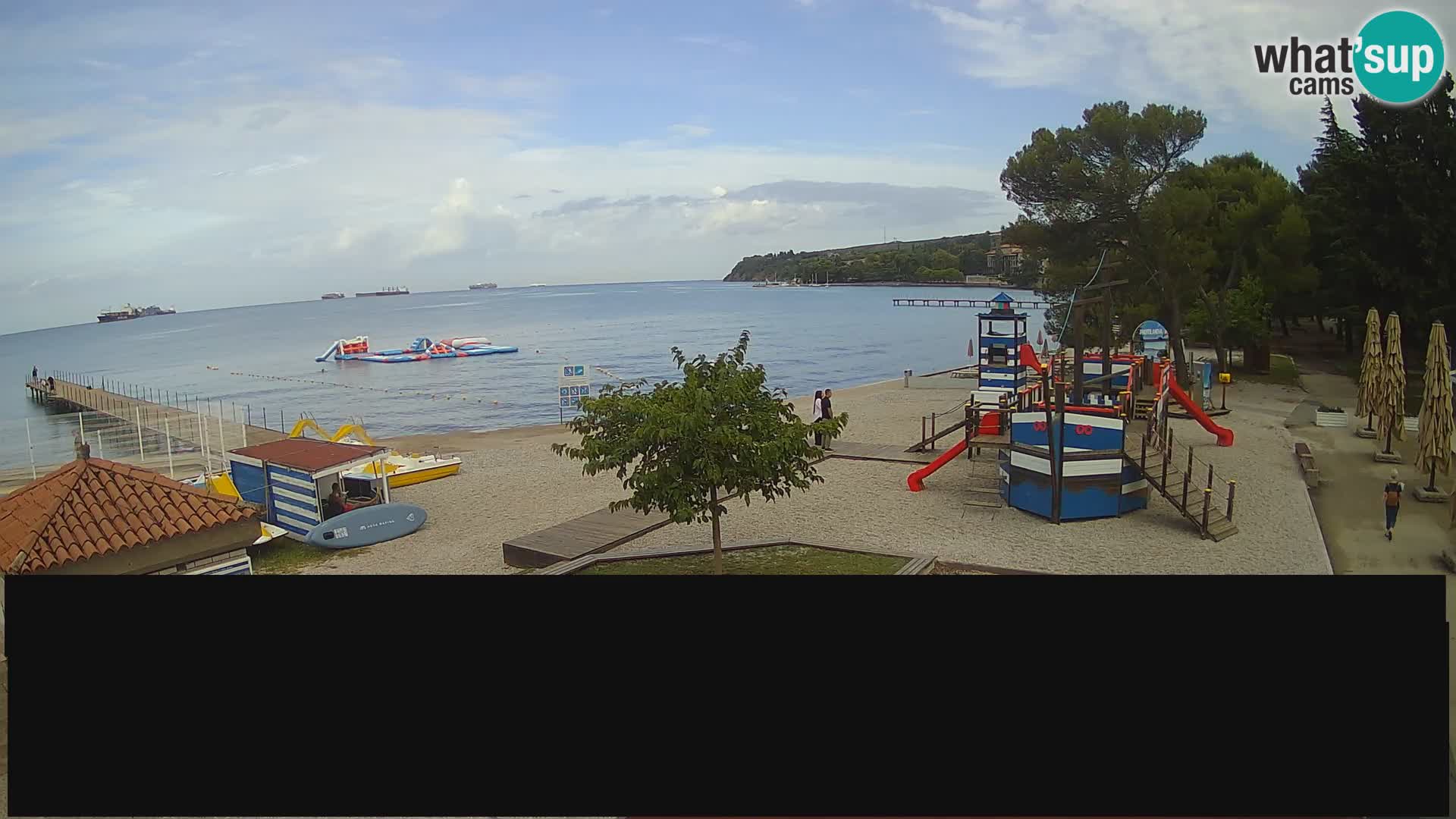 Cámara web en vivo Ankaran – Adria Ankaran Hotel & Resort – Eslovenia
