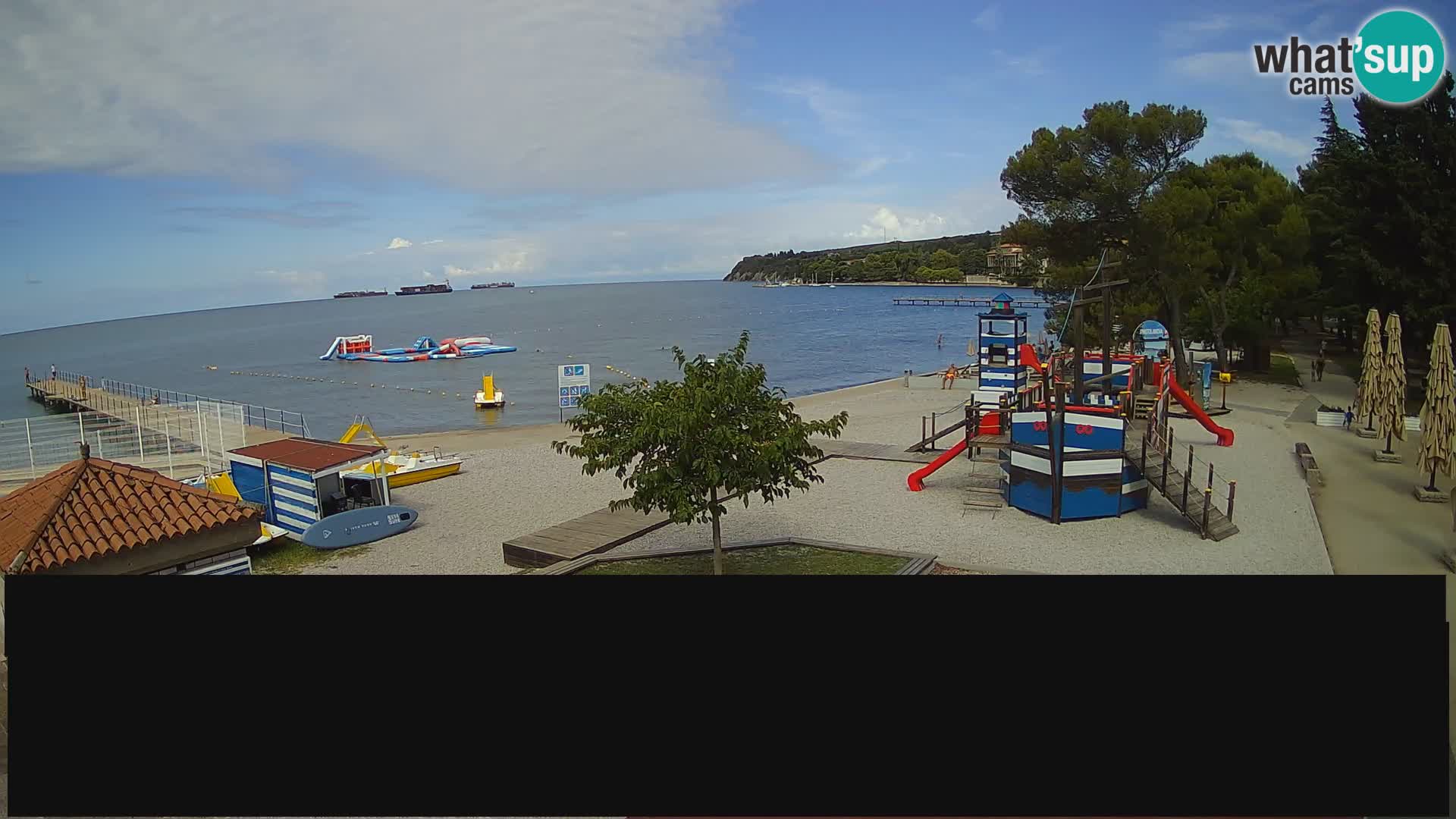 Cámara web en vivo Ankaran – Adria Ankaran Hotel & Resort – Eslovenia