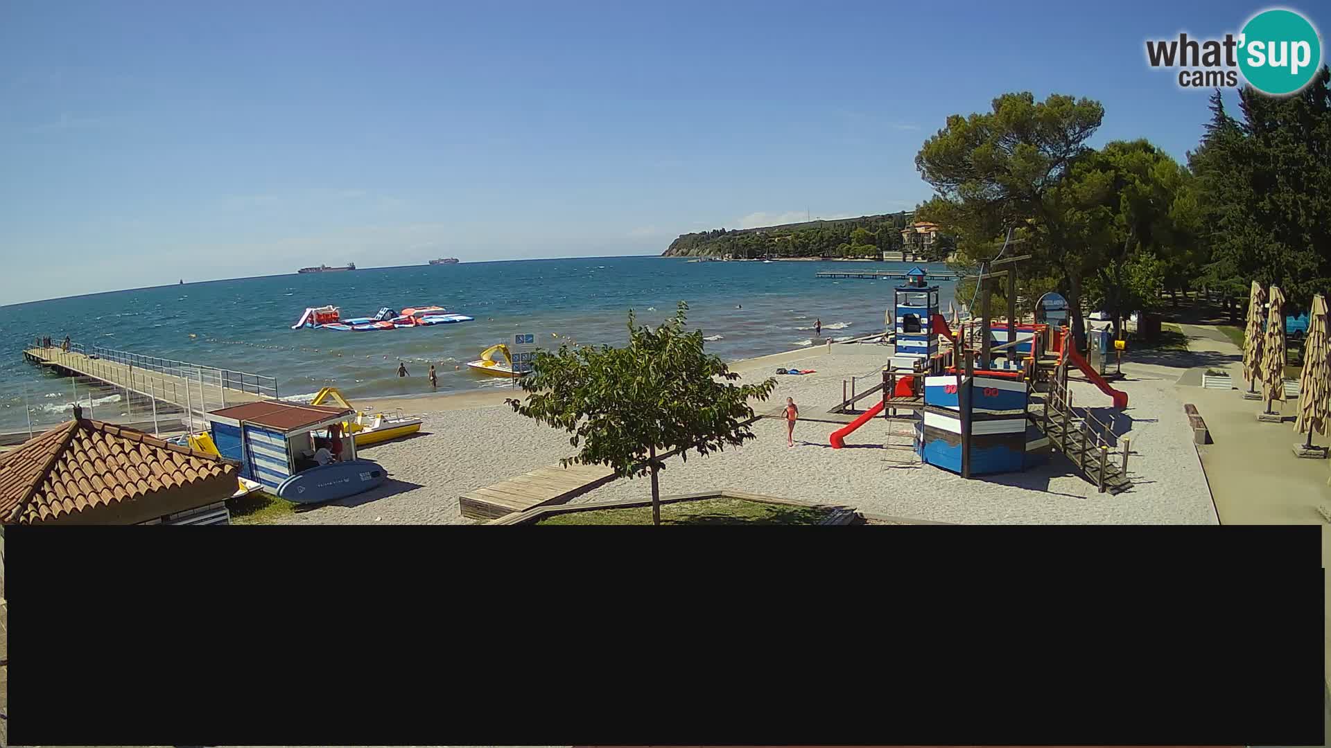 Web kamera uživo Ankaran – Adria Ankaran Hotel & Resort – Slovenija