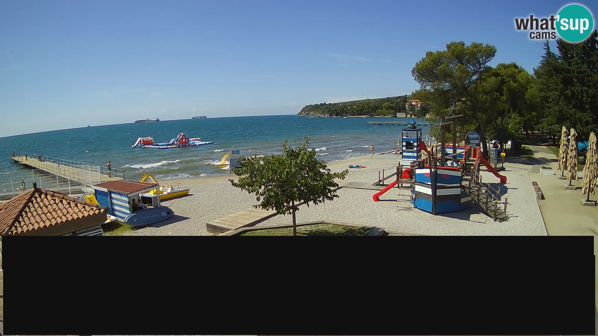 Web kamera uživo Ankaran – Adria Ankaran Hotel & Resort – Slovenija