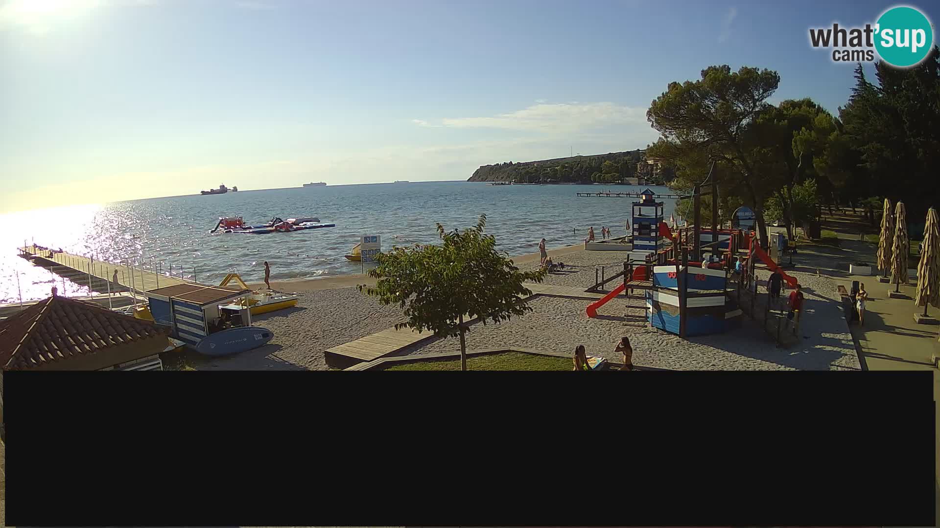 Live webcam Ankaran – Adria Ankaran Hotel & Resort – Slovenia