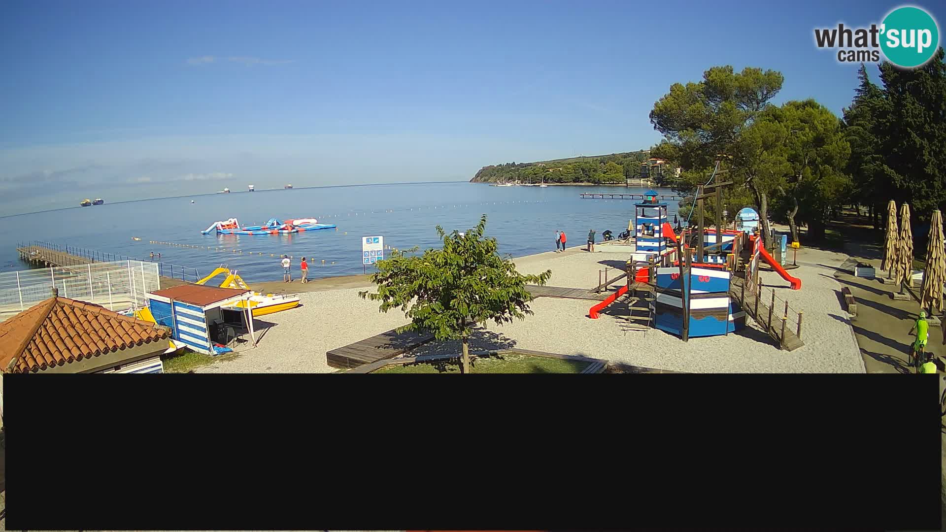 Live webcam Ankaran – Adria Ankaran Hotel & Resort – Slovenia
