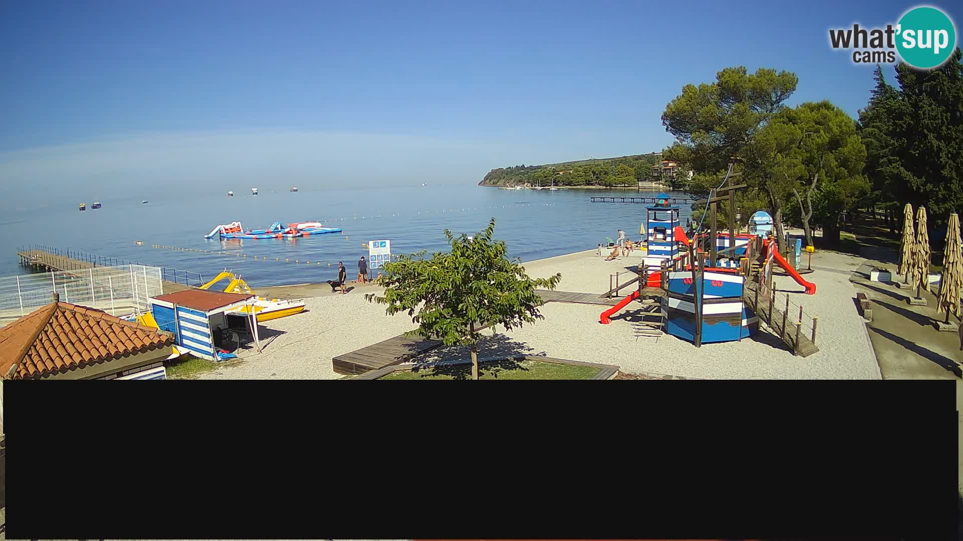 Web kamera uživo Ankaran – Adria Ankaran Hotel & Resort – Slovenija