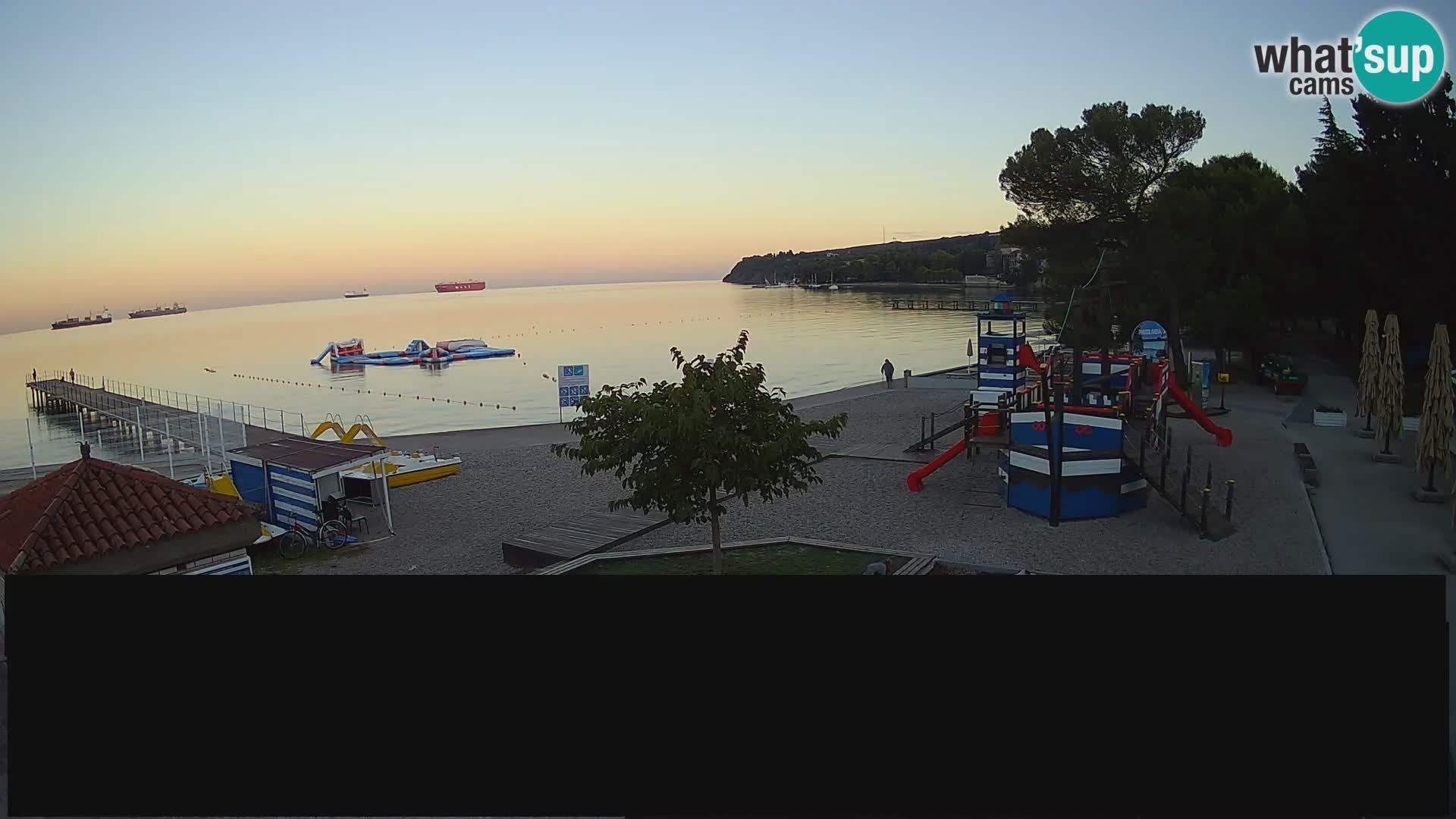 Cámara web en vivo Ankaran – Adria Ankaran Hotel & Resort – Eslovenia