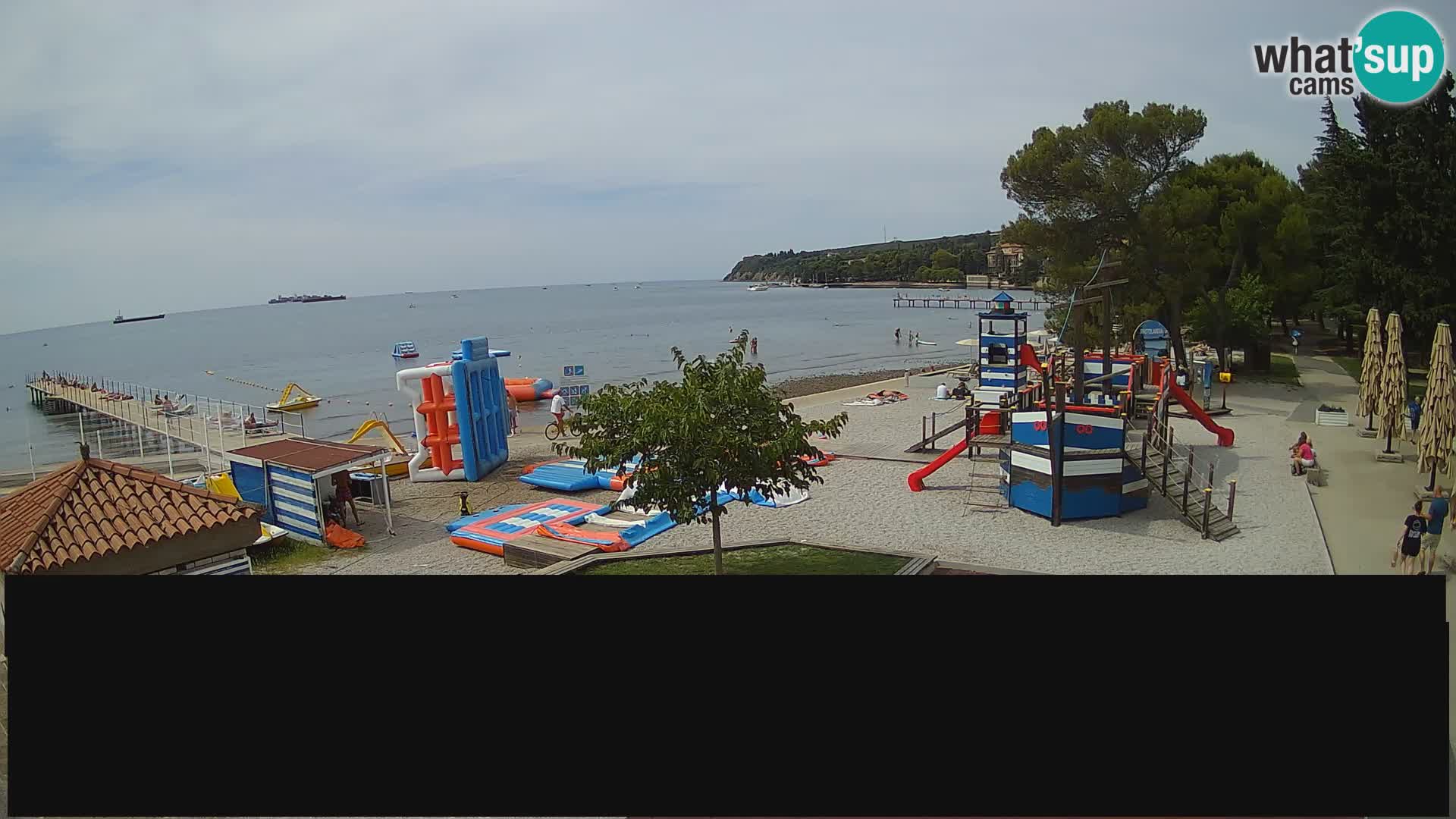 Live webcam Ankarano – Adria Ankaran Hotel & Resort – Slovenia