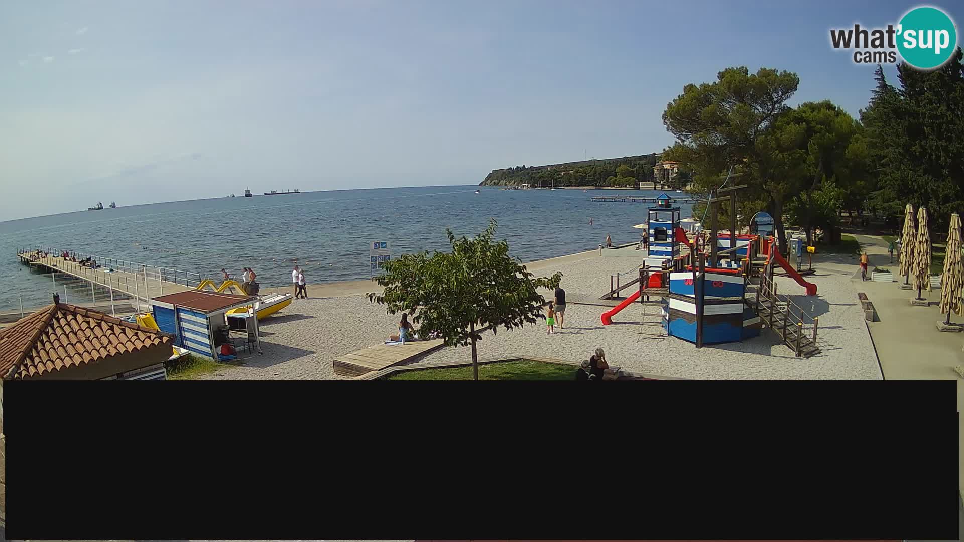 Live webcam Ankaran – Adria Ankaran Hotel & Resort – Slovenia