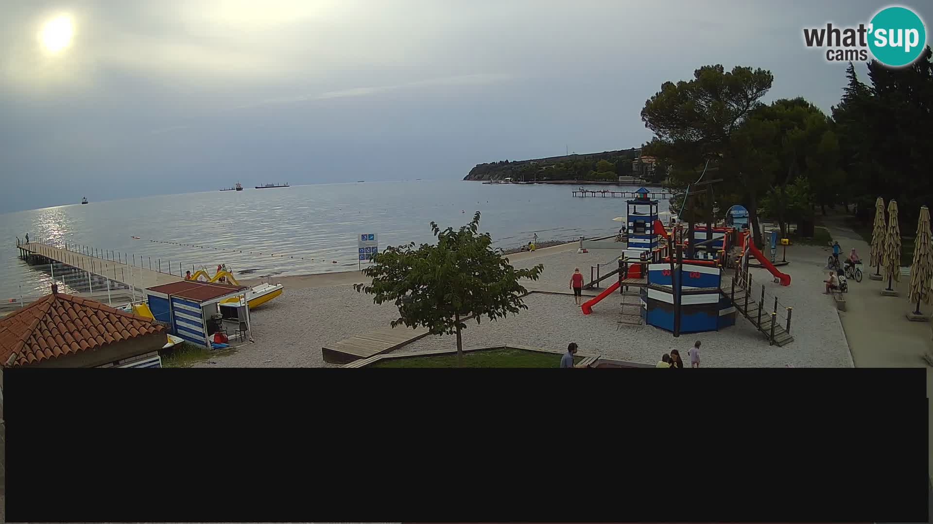 Cámara web en vivo Ankaran – Adria Ankaran Hotel & Resort – Eslovenia