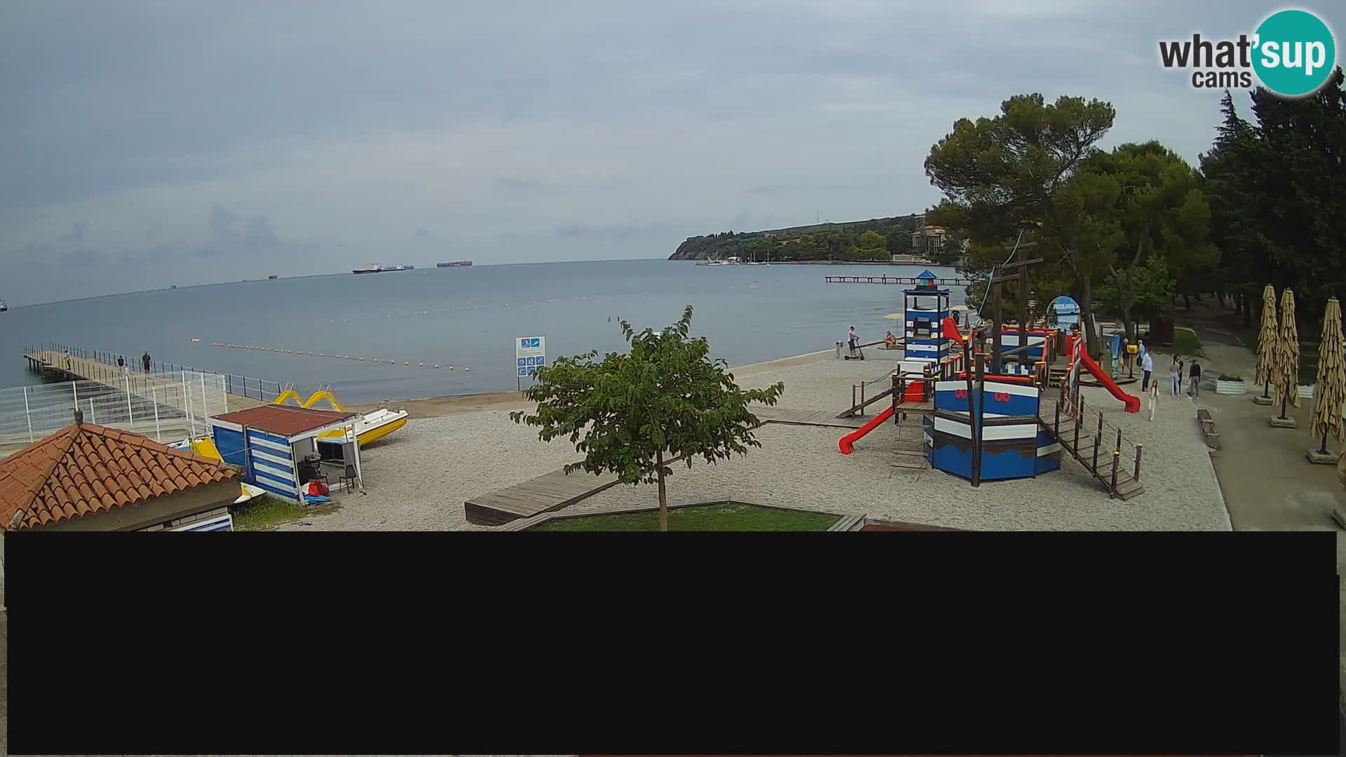 Live webcam Ankaran – Adria Ankaran Hotel & Resort – Slovenia