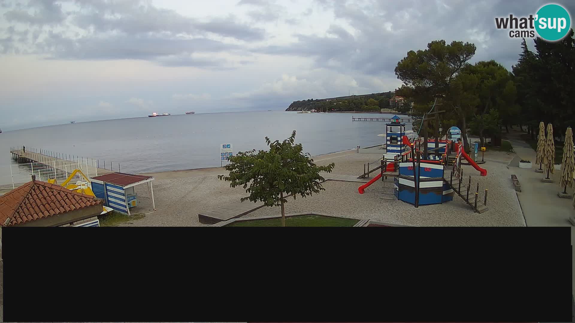Live webcam Ankaran – Adria Ankaran Hotel & Resort – Slovenia