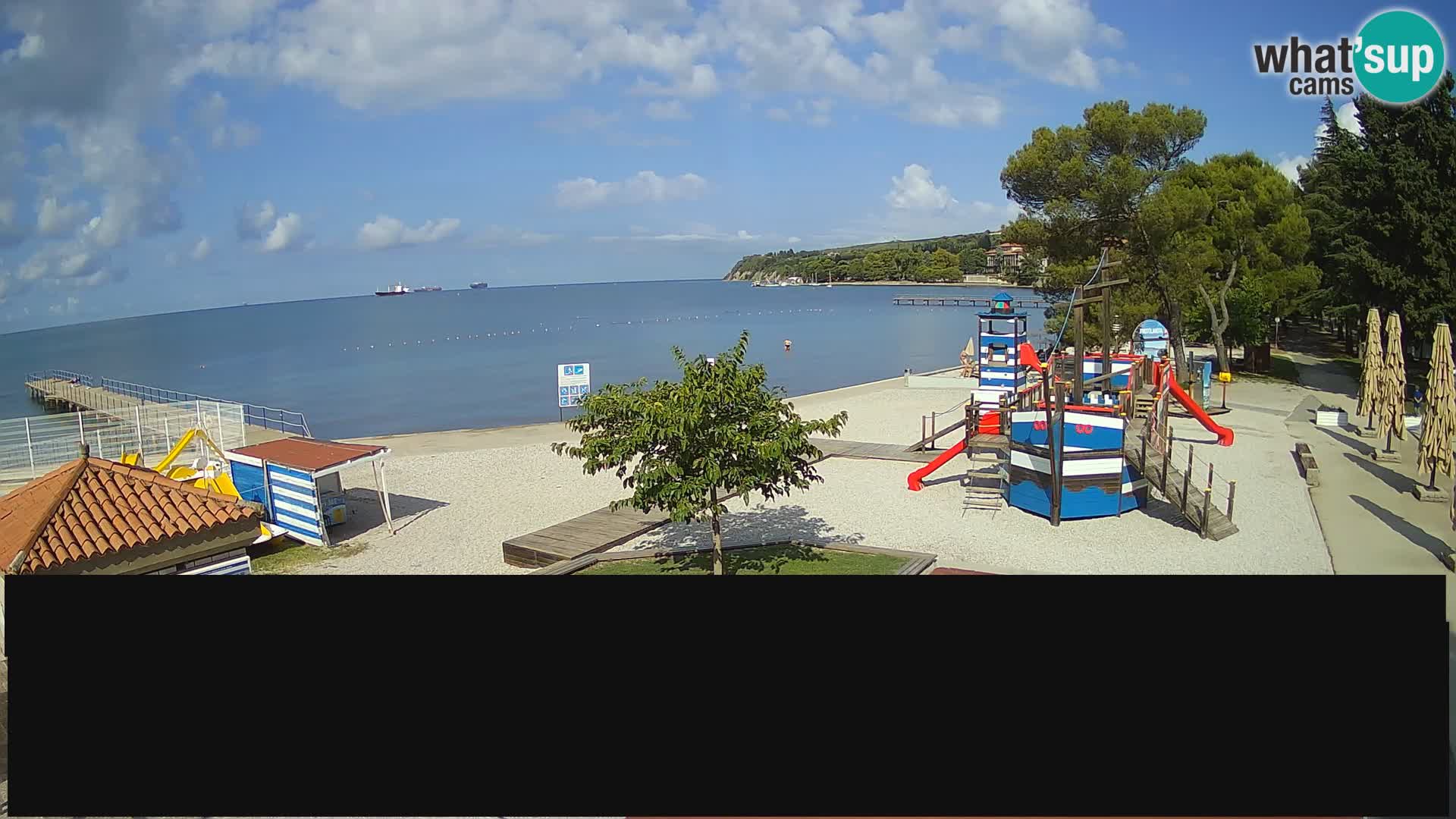Live webcam Ankaran – Adria Ankaran Hotel & Resort – Slovenia