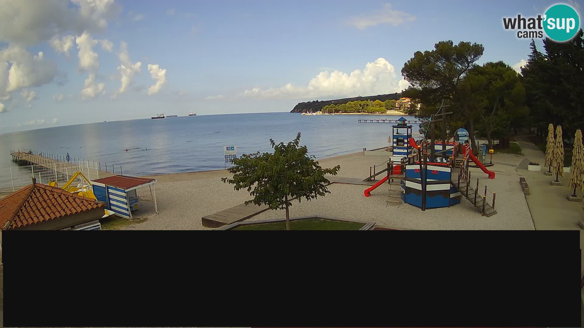 Live webcam Ankaran – Adria Ankaran Hotel & Resort – Slovenia