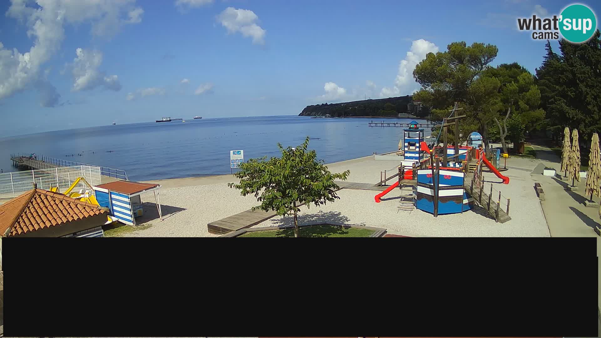 Web kamera uživo Ankaran – Adria Ankaran Hotel & Resort – Slovenija