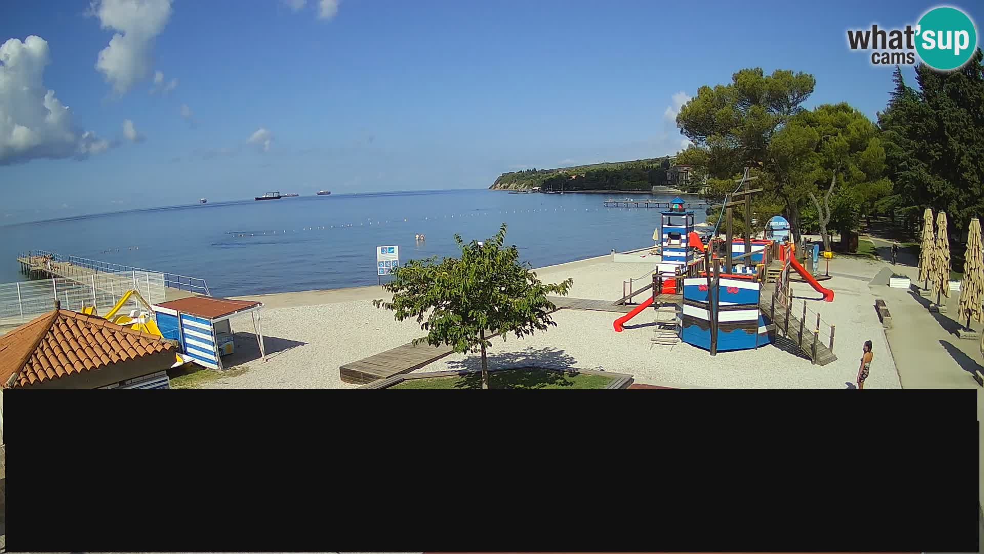 Webcam en direct Ankaran – Adria Ankaran Hotel & Resort – Slovénie