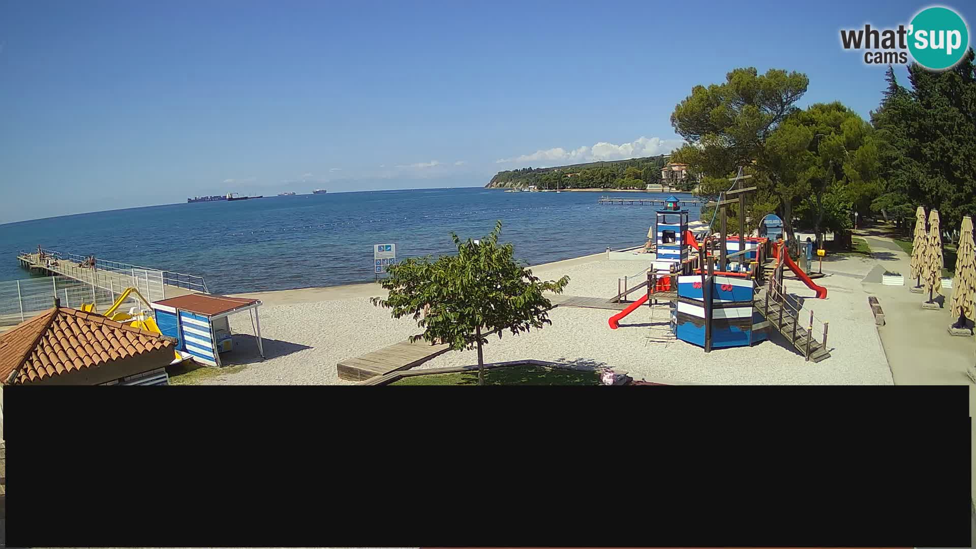 Web kamera uživo Ankaran – Adria Ankaran Hotel & Resort – Slovenija